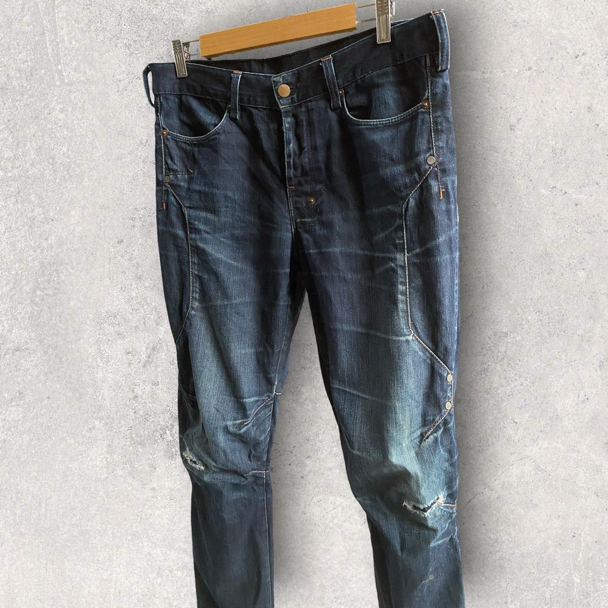 Raf Simons Raf By Raf Simons Denim Biker Jeans Size US 32 / EU 48 - 3 Thumbnail