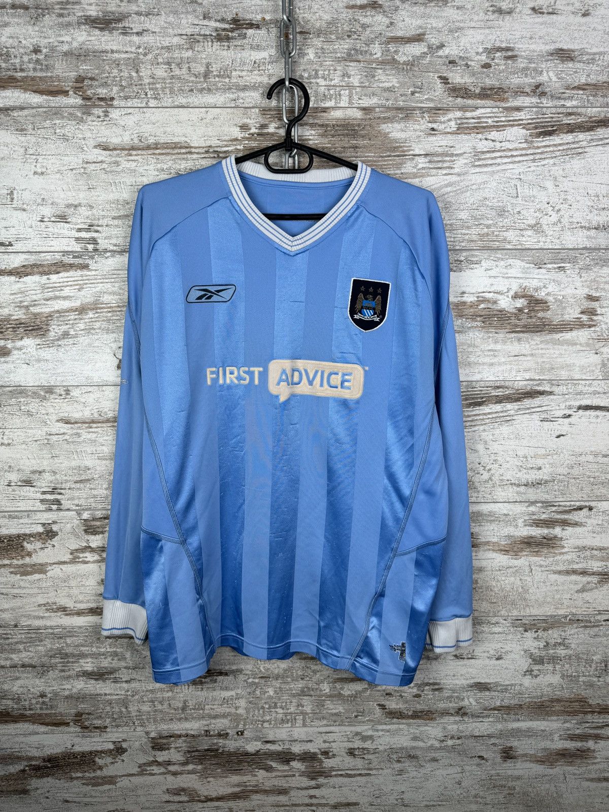 Reebok × Vintage Mens Vintage Reebok Manchester City T-shirt soccer jersey Size US M / EU 48-50 / 2 - 2 Thumbnail
