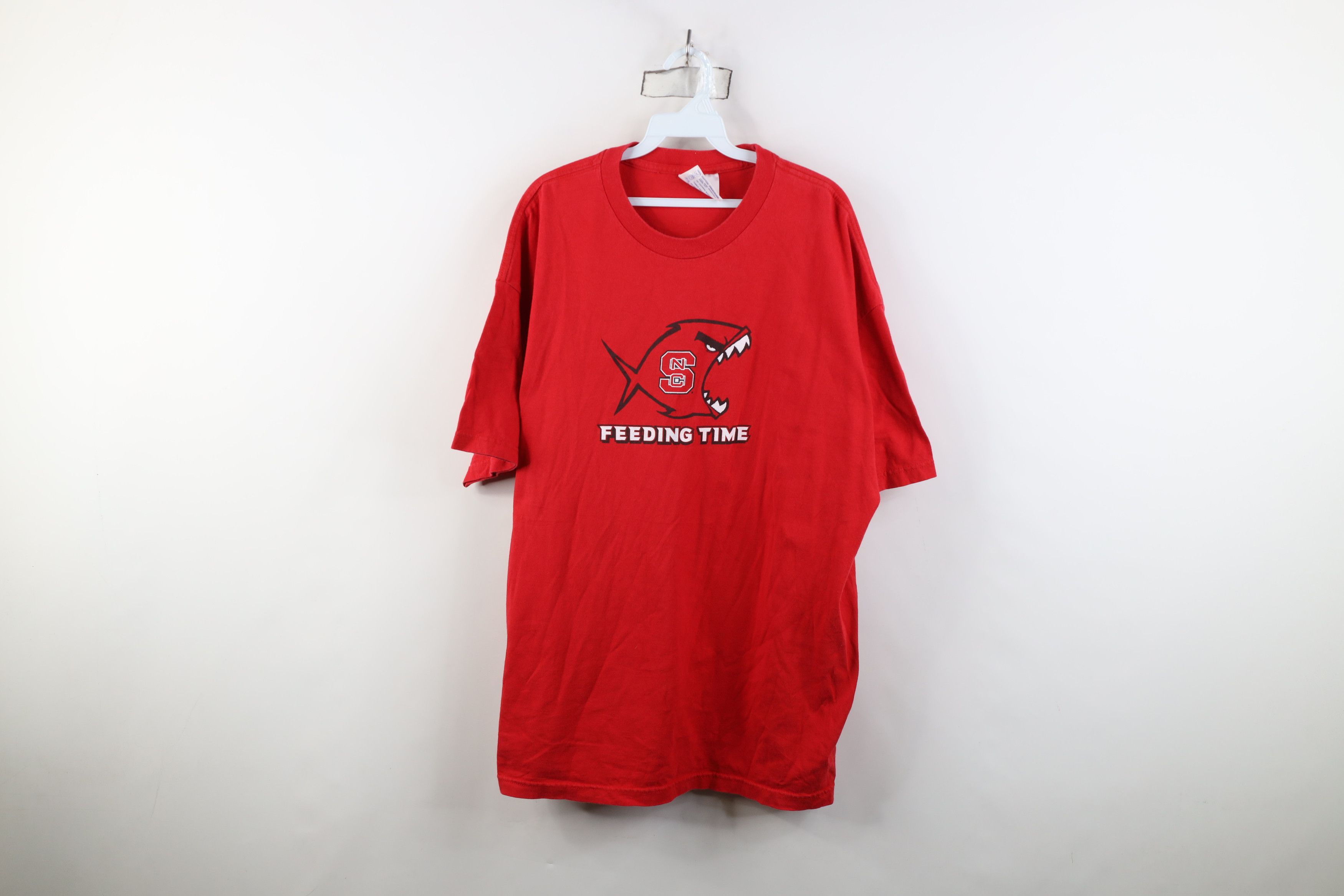 Vintage Vintage 90s Carolina State University Short Sleeve T-Shirt Size US XXL / EU 58 / 5 - 1 Thumbnail