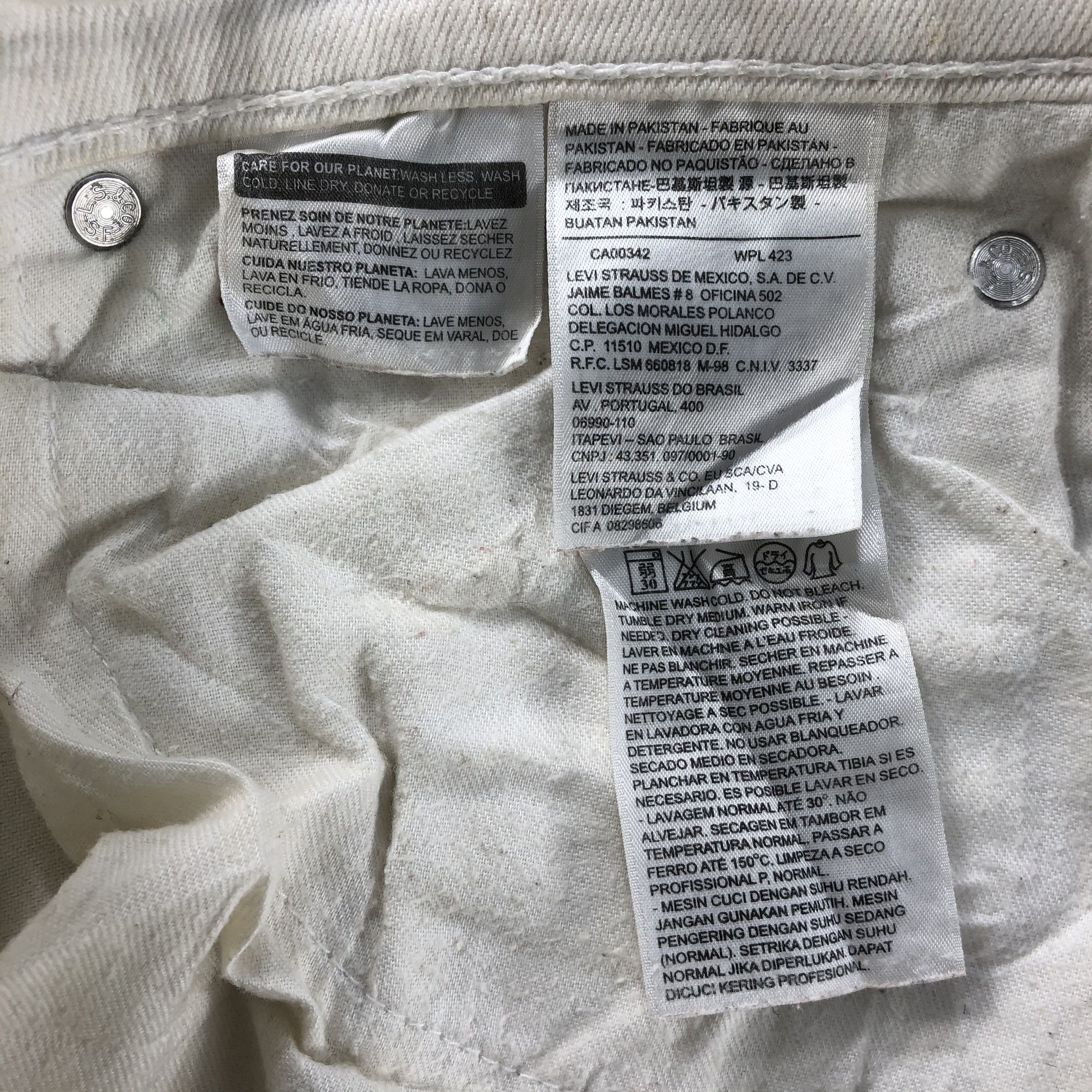 Levi's Vintage Levis 514 Jeans- J1331 Size US 33 - 9 Thumbnail