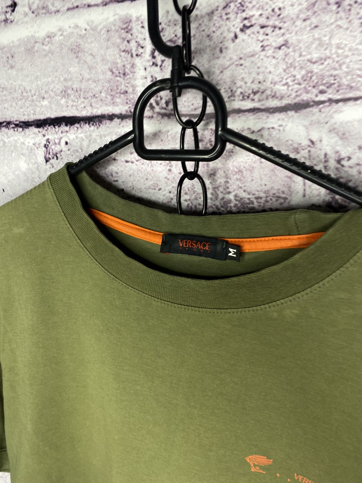 Versace × Vintage Men's small logo Versace sport T-Shirt luxury STREETWEAR Size US M / EU 48-50 / 2 - 4 Thumbnail