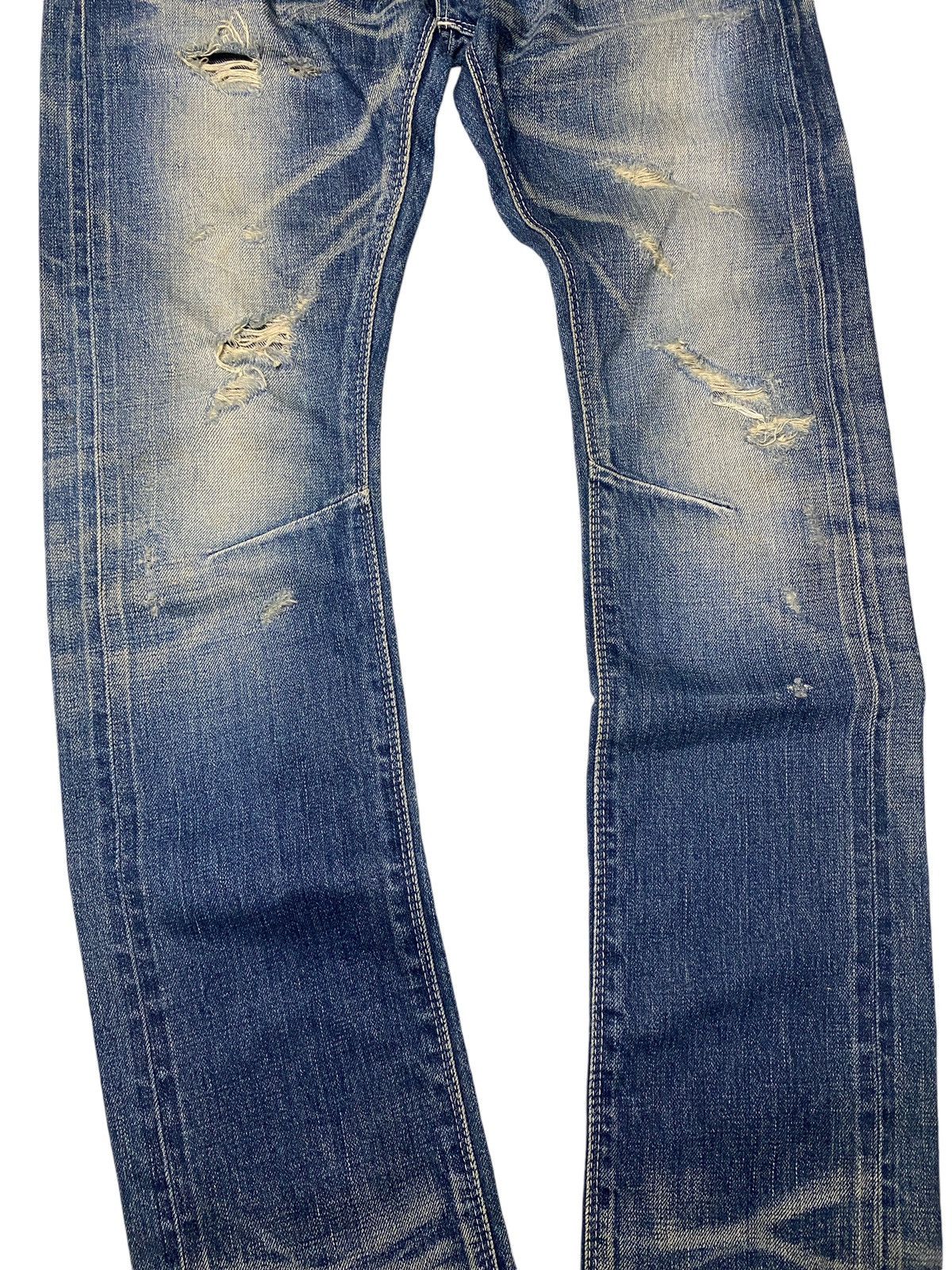 If Six Was Nine 2000's Gostar De Fuga Clawmark Seawash Selvedge Jeans Size US 29 - 6 Thumbnail