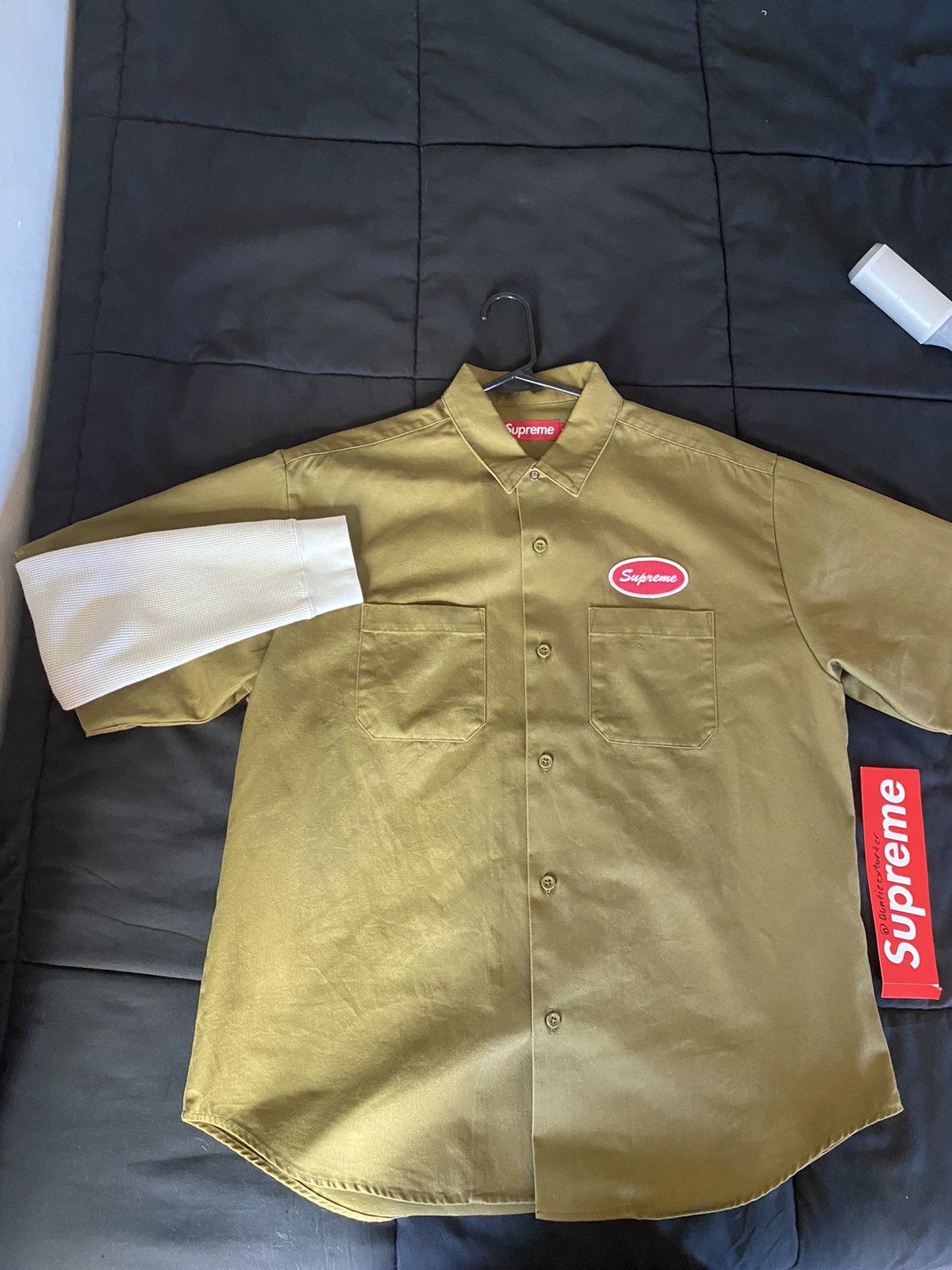 Supreme Supreme Thermal Work Shirt | Grailed