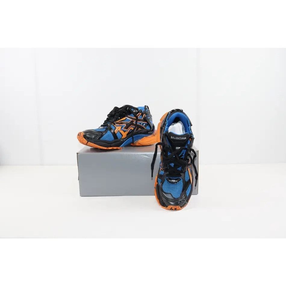 Balenciaga o1rshd1 Q:2 / Caged Mesh Runners Knicks Color Way Multicolor Size US 7 / EU 40 - 7 Thumbnail