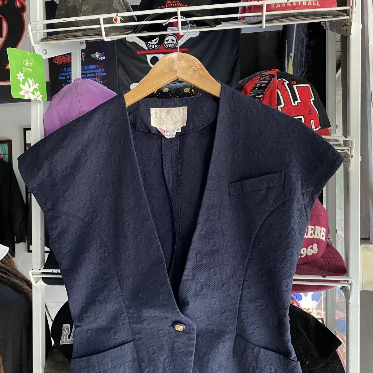 Balenciaga Balenciaga Swiss Fabric Monogram Jacquard Waistcoat Heritage Size M / US 6-8 / IT 42-44 - 3 Thumbnail
