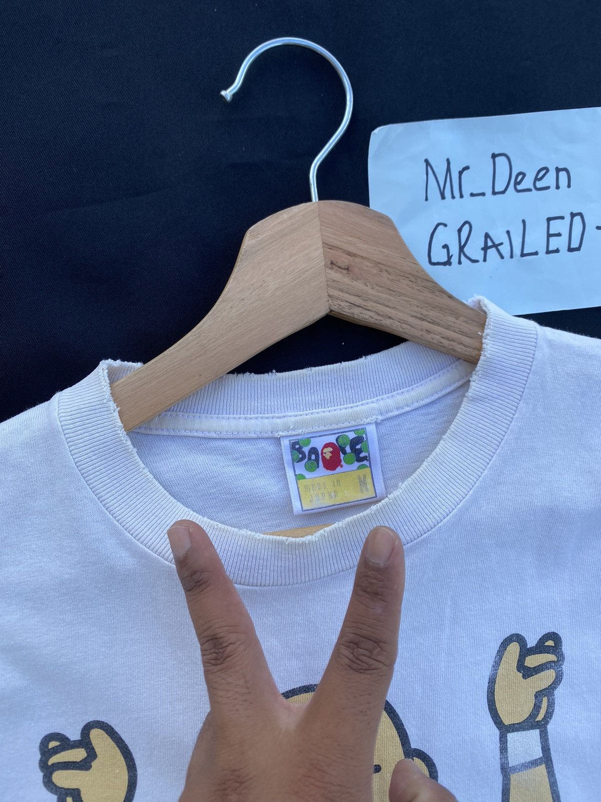 Bape Rare SS2008 BAPE Baby Milo x Nigo 15th Anniversary Tshirt Size US M / EU 48-50 / 2 - 17 Thumbnail