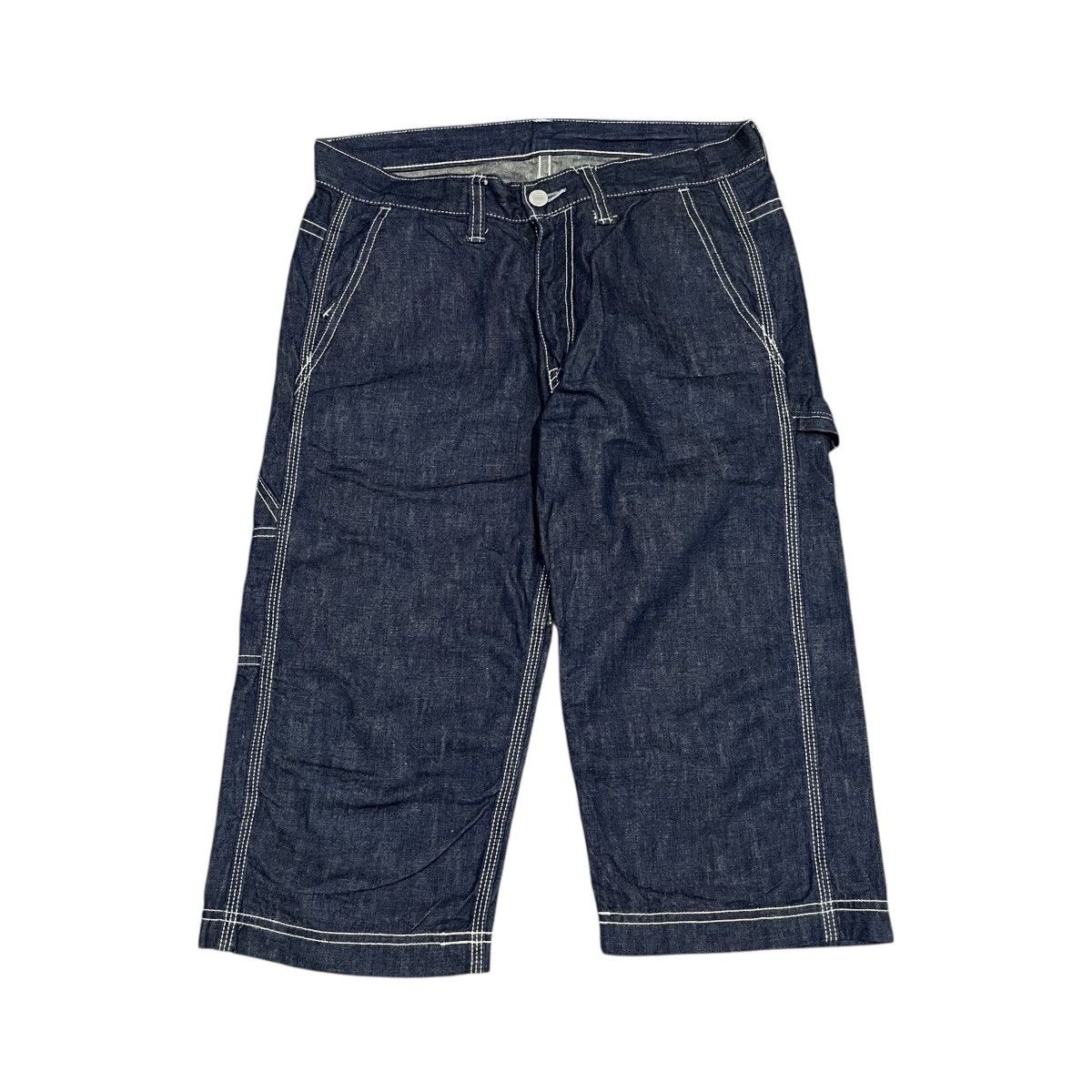 Momotaro Jeans Momotaro Jeans 10.5oz Double Hip Reflective Cropped WorkPant Size US 30 / EU 46 - 5 Thumbnail