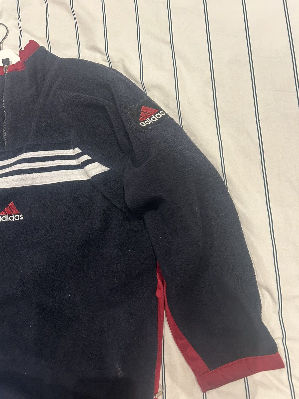 Adidas VINTAGE authentic Adidas quarter Zip sweater Size US M / EU 48-50 / 2 - 4 Thumbnail