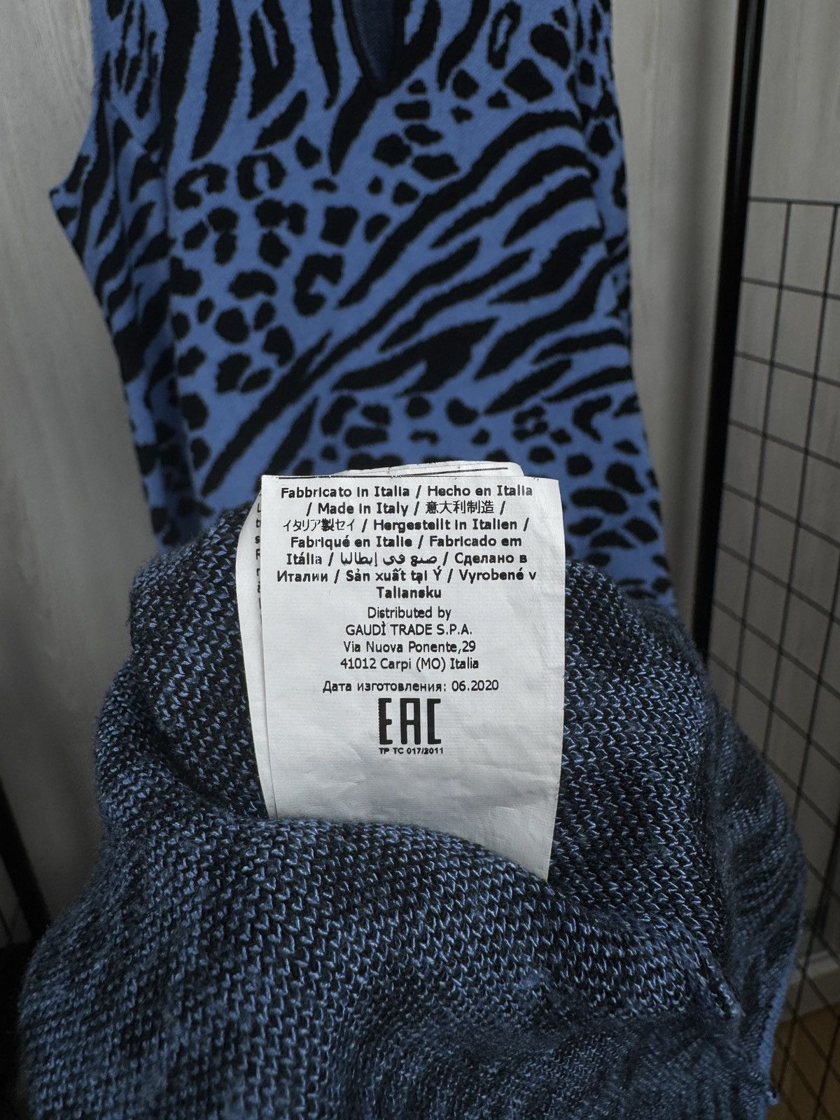 Other Denny Rose Jeans blue leopard pattern bodycon long dress Size S / US 4 / IT 40 - 9 Thumbnail