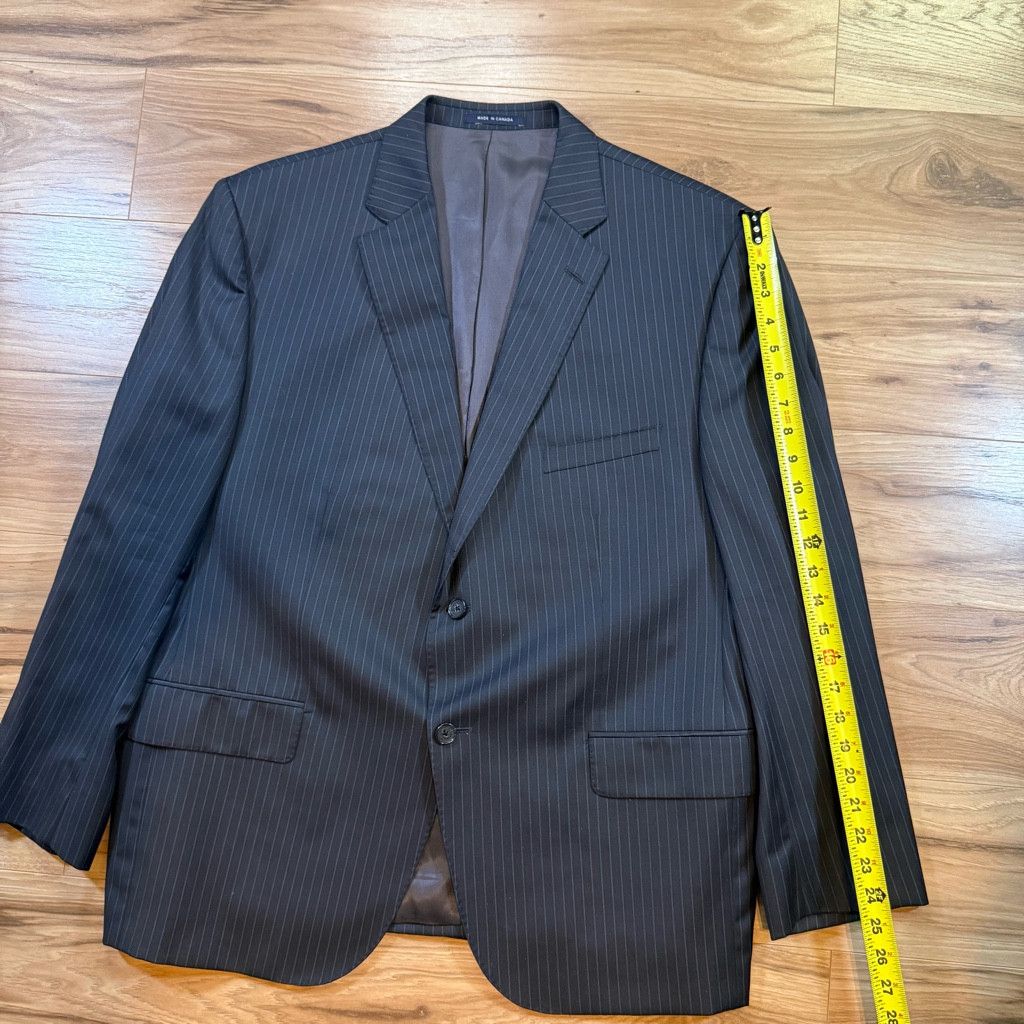 Jordan Brand Cremieux Men’s 46S Loro Piana Wool Pinstripe Suit Size 46S - 7 Thumbnail
