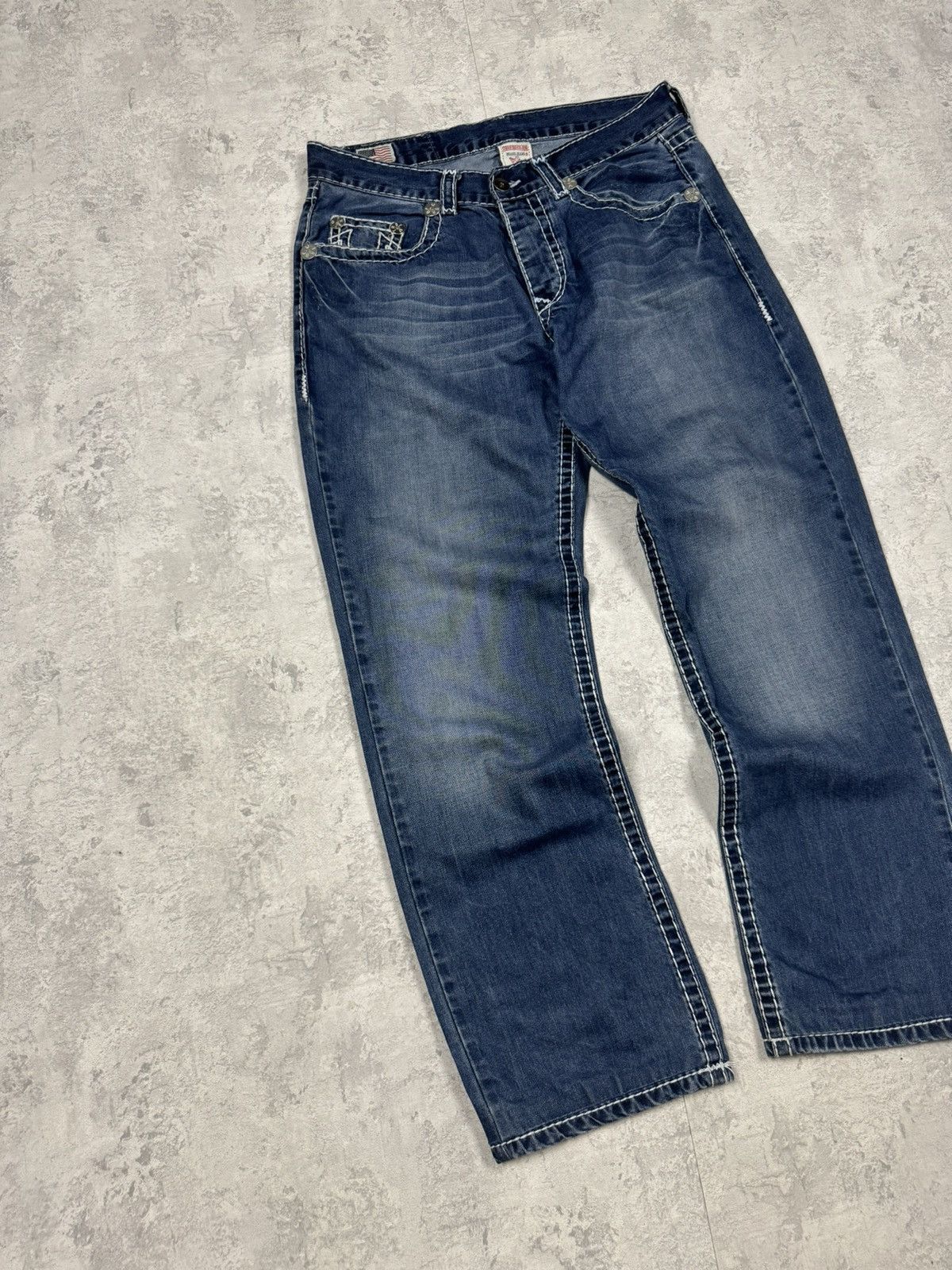 True Religion True Religion Y2K Ricky Jeans Size 34 Size US 34 / EU 50 - 8 Thumbnail