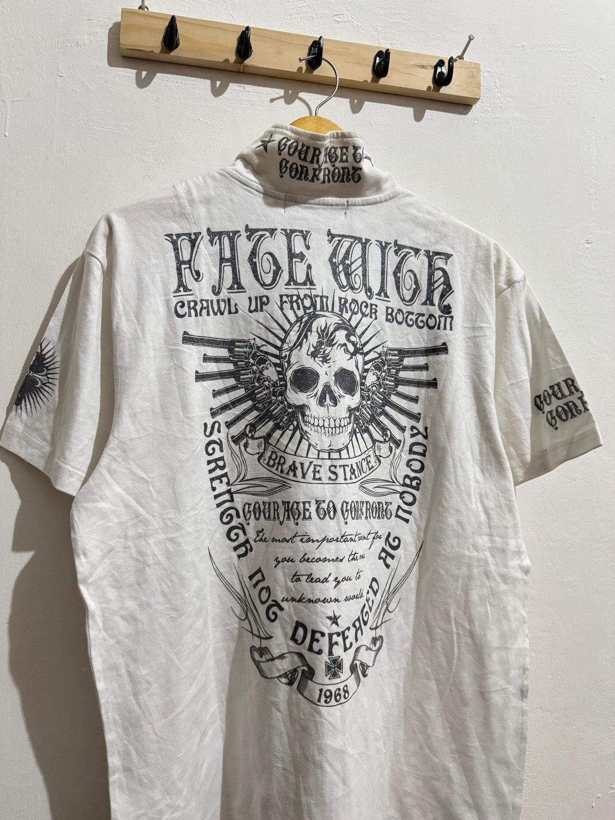 Hysteric Glamour × If Six Was Nine × Japanese Brand Y2k Euroyal skull ifsixwasnine zip tshirt Size US L / EU 52-54 / 3 - 3 Thumbnail