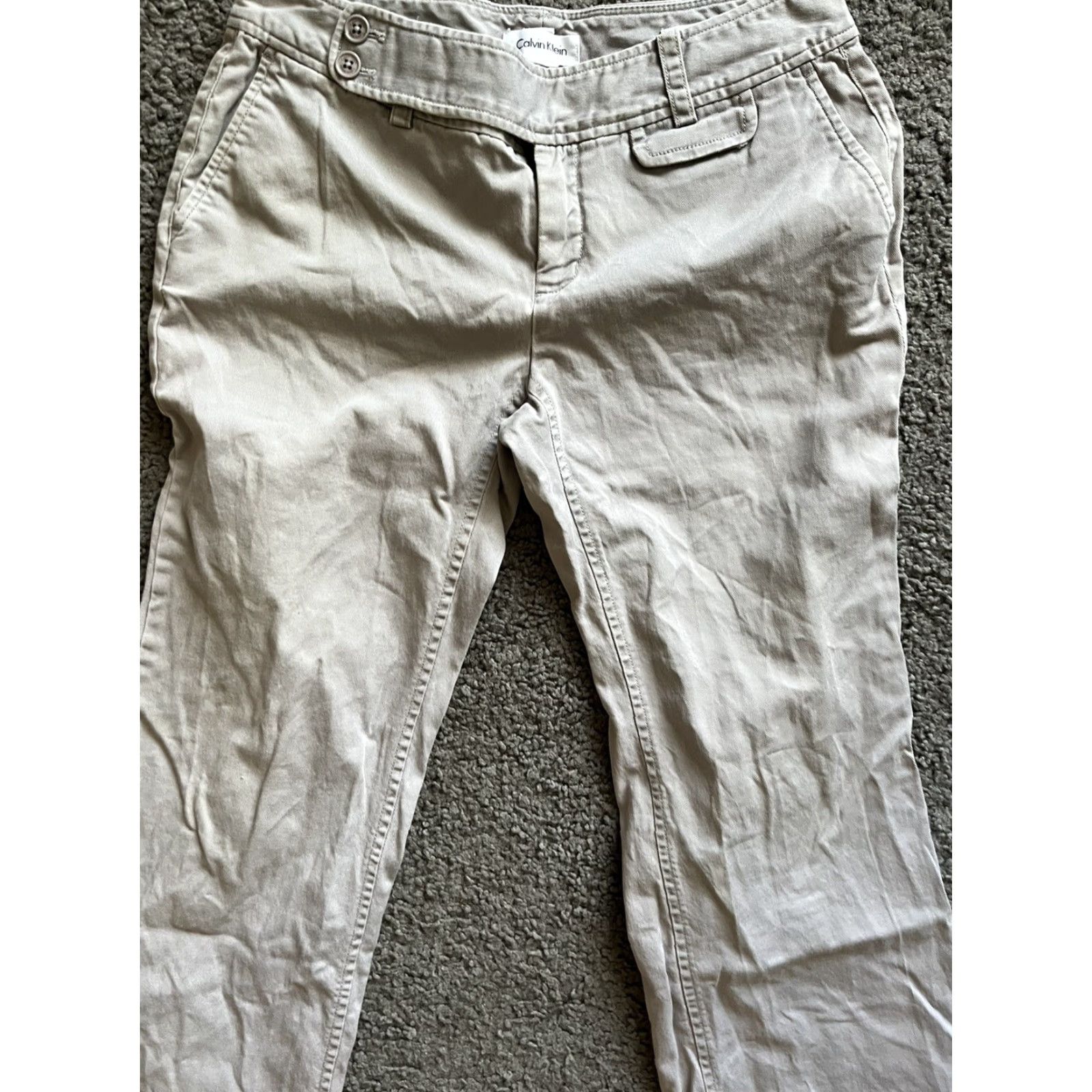 Calvin Klein CALVIN KLEIN Jeans Women Adult 2 Gray Straight Leg Denim Cotton Regular Fit Inseam 30.5" Waist 26" Size 26" / US 2 / IT 38 - 5 Thumbnail