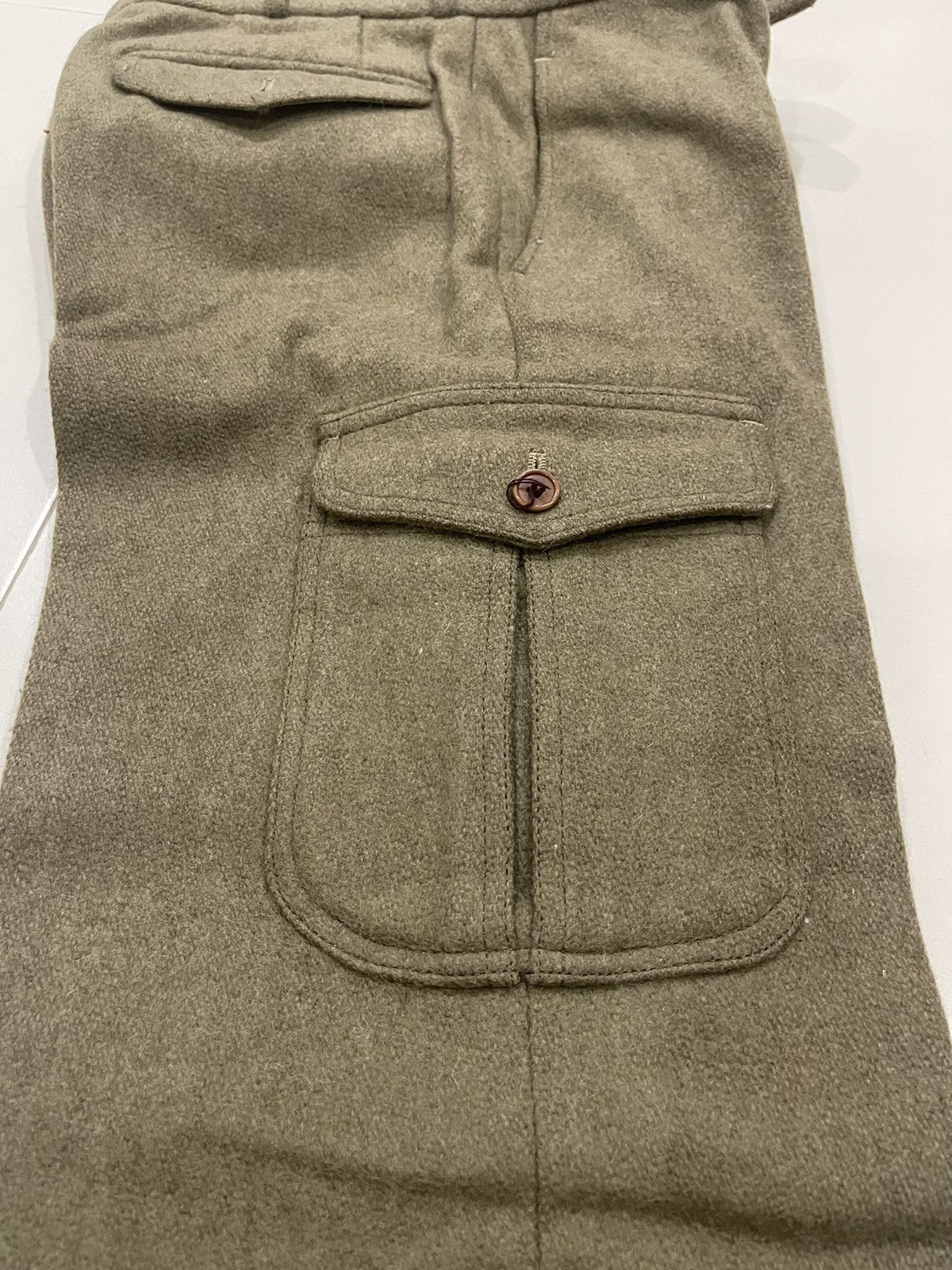 Valentino TRUE VINTAGE HEAVY WOOL PANTS BEIGE VALENTINO Size US 26 / EU 42 - 3 Thumbnail