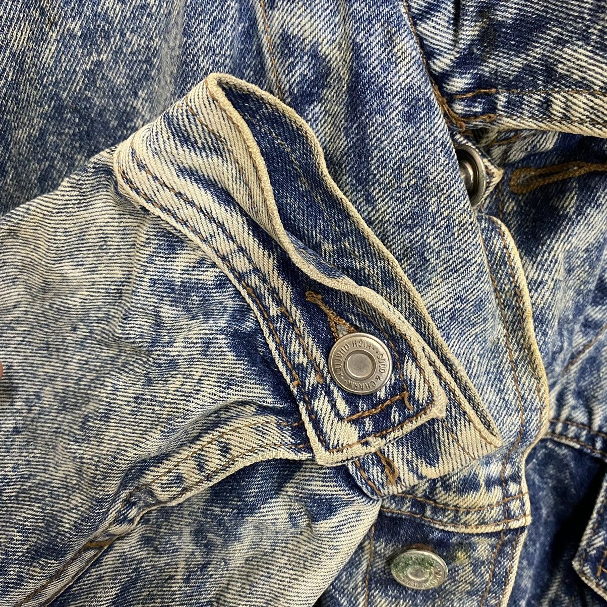 Japanese Brand VINTAGE SUPERWASHDENIM ACID WASH 13oz DENIM JACKET Size US M / EU 48-50 / 2 - 12 Thumbnail