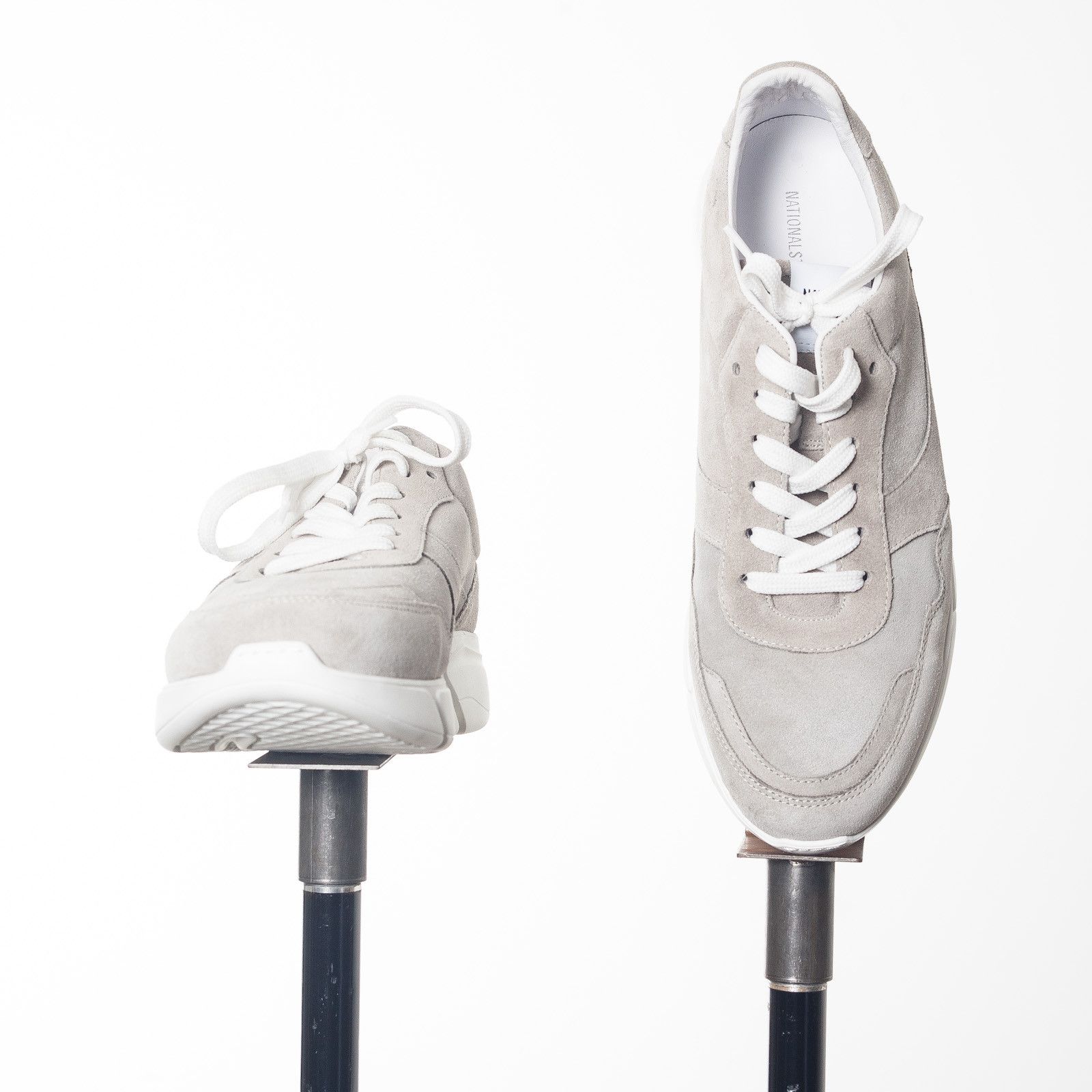 National Standard NATIONAL STANDARD Gray Suede Sneakers EU45 NWOB Size US 12 / EU 45 - 2 Thumbnail