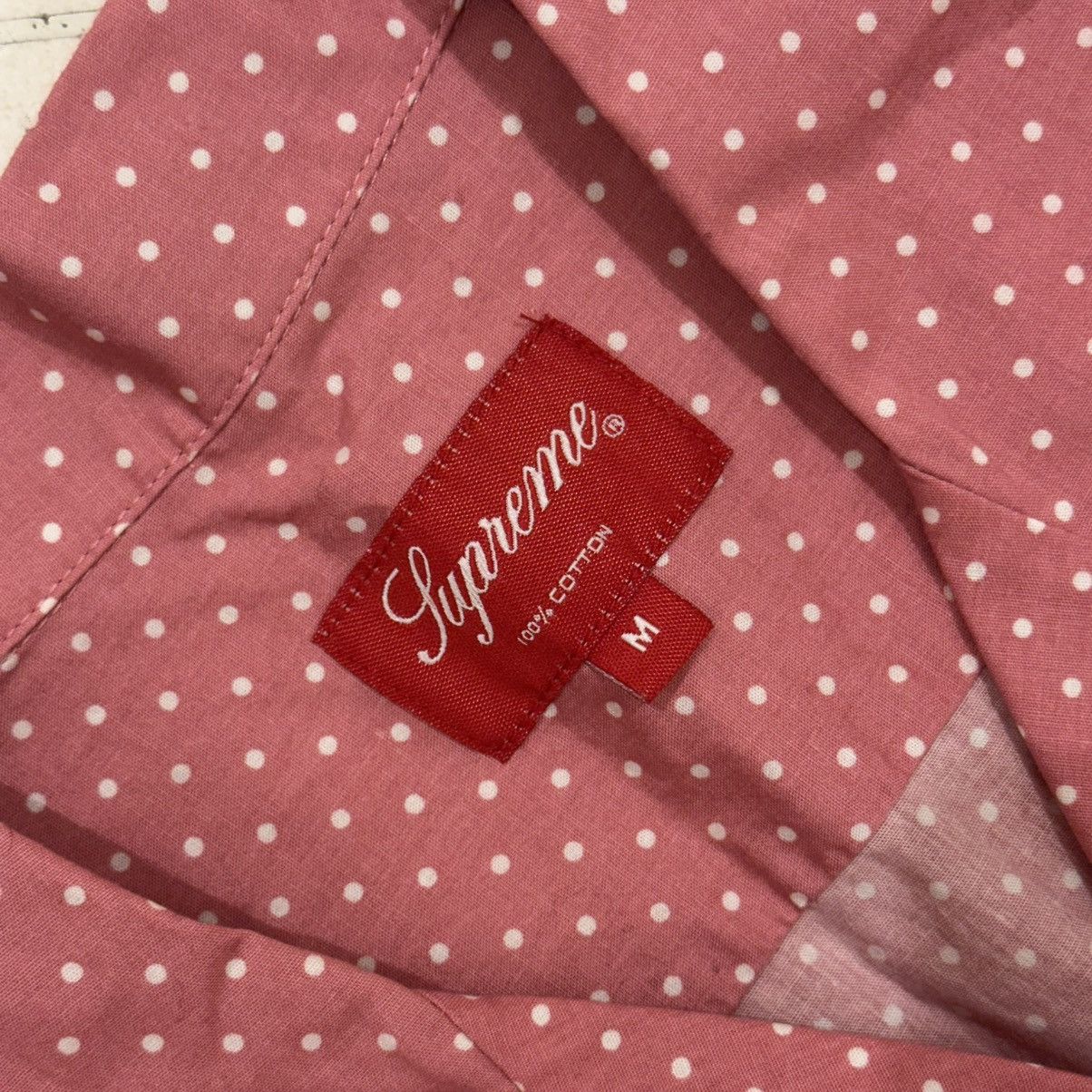 Supreme Supreme Polka Dot Shirt Pink Size US M / EU 48-50 / 2 - 2 Thumbnail