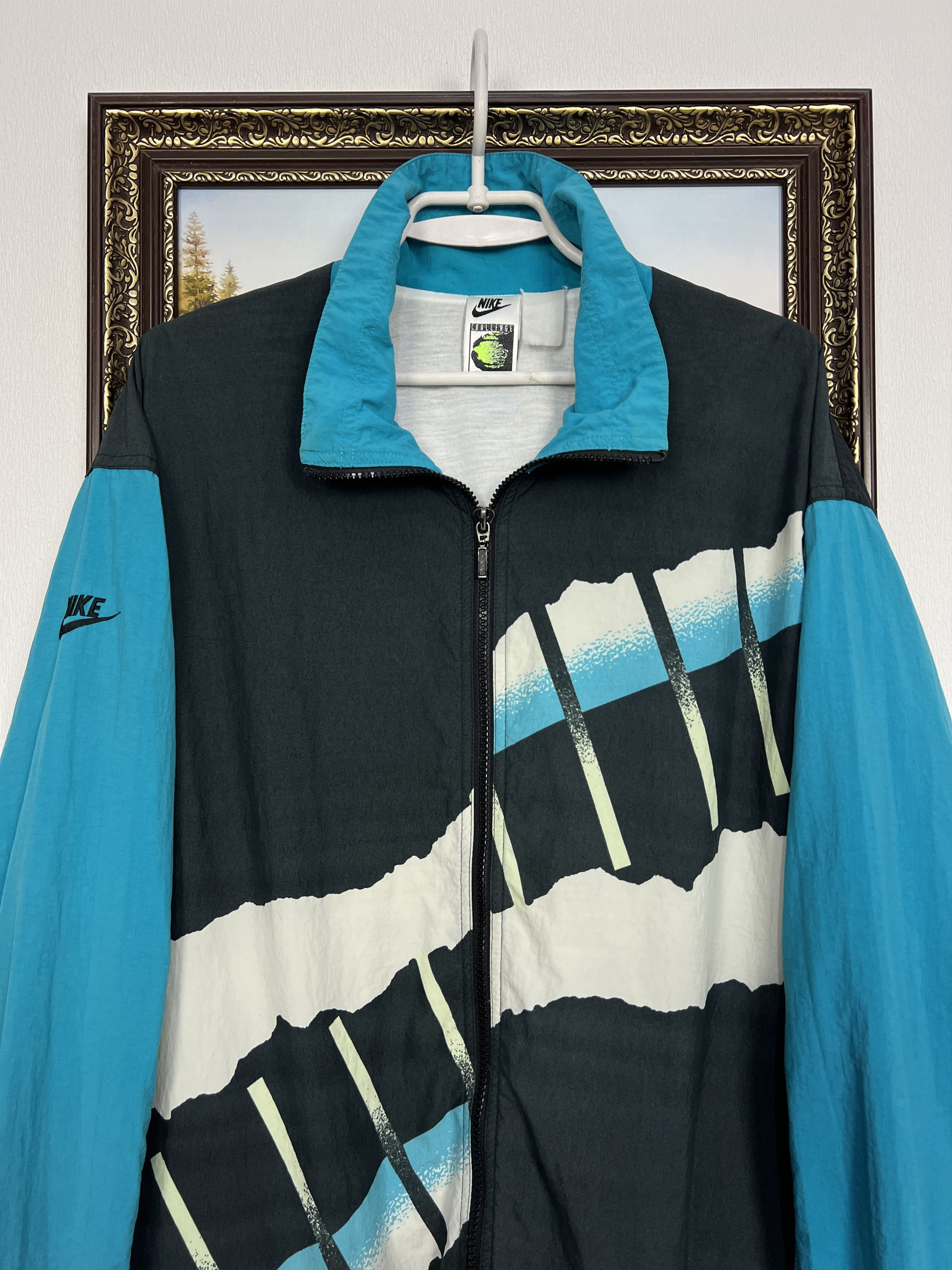 Nike Vintage 90's Nike Court Andre Agassi Tennis Jacket Track Size US XL / EU 56 / 4 - 2 Thumbnail