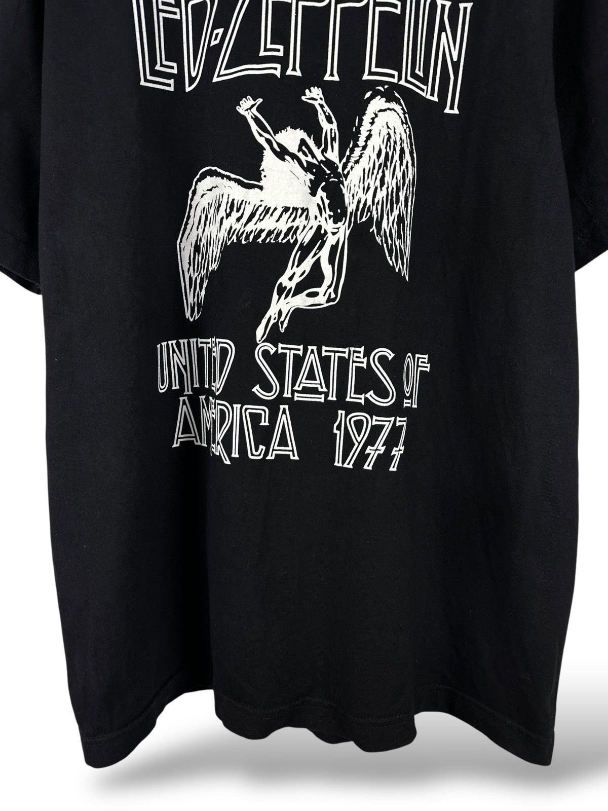 Led Zeppelin Vintage Led Zeppelin “USA 1977” Graphic Print T-Shirt Black Size US M / EU 48-50 / 2 - 4 Thumbnail