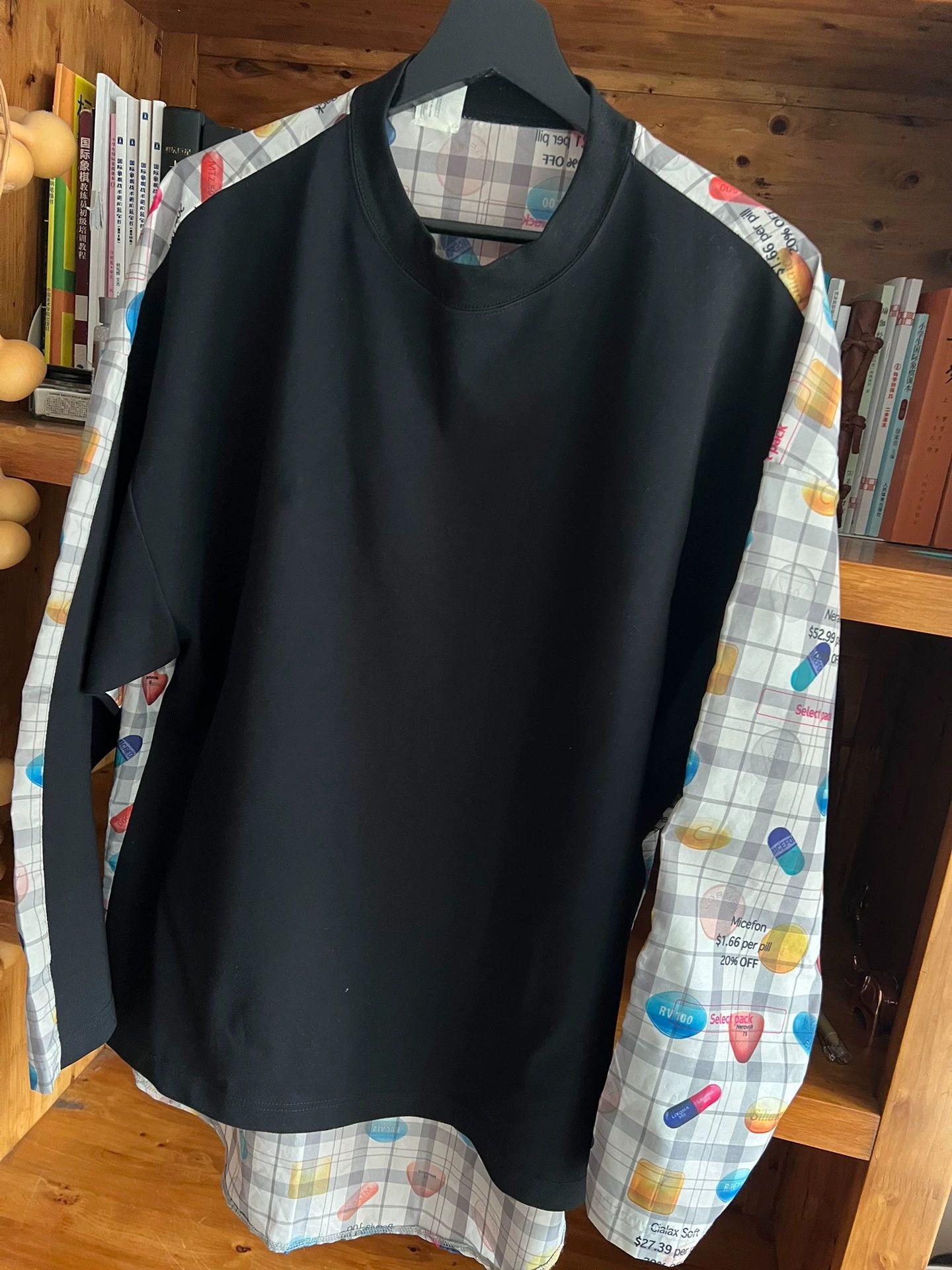 N.Hoolywood N.HOOLYWOOD Paneled Runway Premium Sweatshirt 40 Near New Size US XXS / EU 40 - 3 Thumbnail