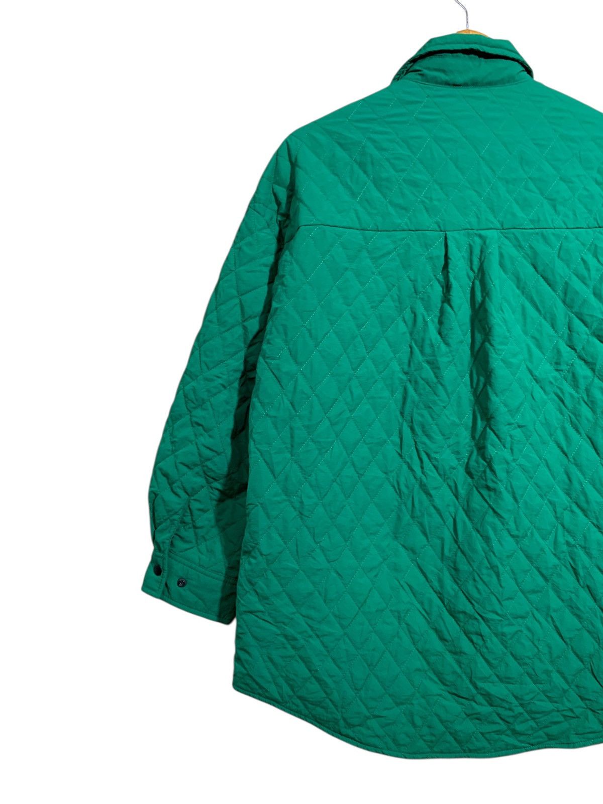 Beams Japan 💚BEAMS BOY GREEN QUILTED JACKETS Size US M / EU 48-50 / 2 - 6 Thumbnail
