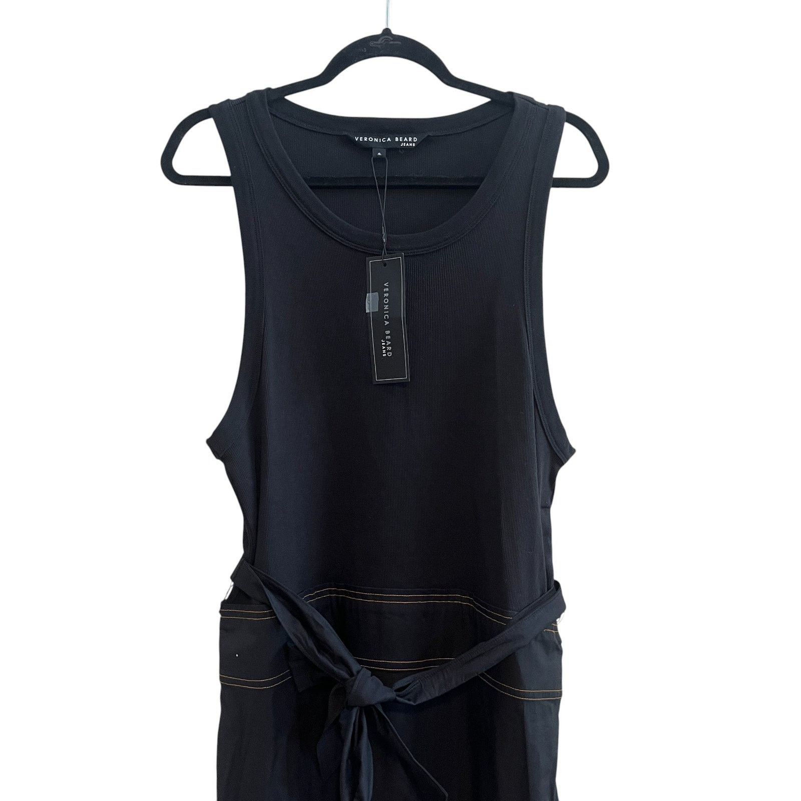 Veronica Beard Veronica Beard Austyn Tie Waist Tiered Tank Midi Dress XL Size XL / US 12-14 / IT 48-50 - 5 Thumbnail