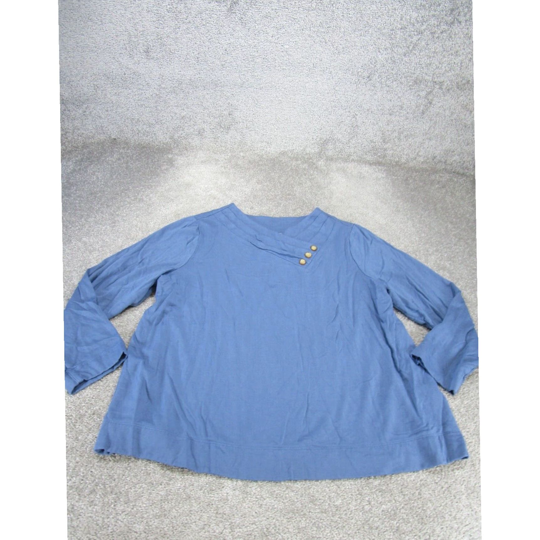 Vintage Purejill Women's Blue V Neck Pullover Sweater Xl Extra Large Size XL / US 12-14 / IT 48-50 - 1 Thumbnail