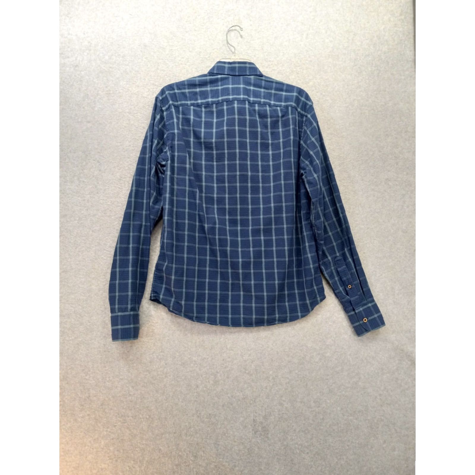 UNTUCKit UNTUCKit Shirts Long Sleeve Button-Up Untuckit 2 Men's Small Blue Purple Plaid Solid Casual Workwear Size US S / EU 44-46 / 1 - 6 Thumbnail