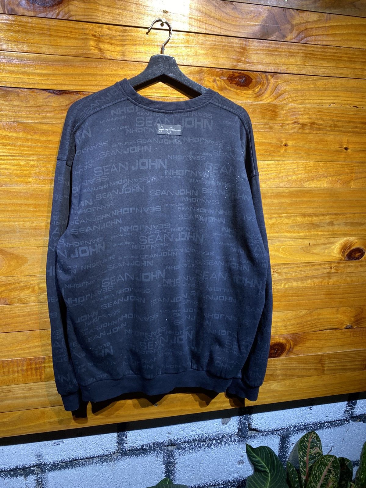 Sean John Vintage Sean John Sweatshirt Black Crewneck Made in Korea Size US XXL / EU 58 / 5 - 9 Thumbnail