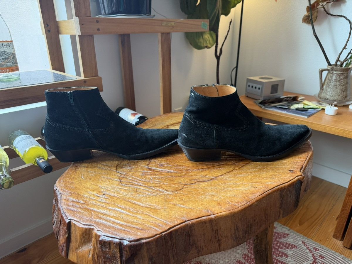 Maison Margiela Maison Margiela Western/Cowboy Lukas Suede Boots Black Size US 11 / EU 44 - 6 Thumbnail