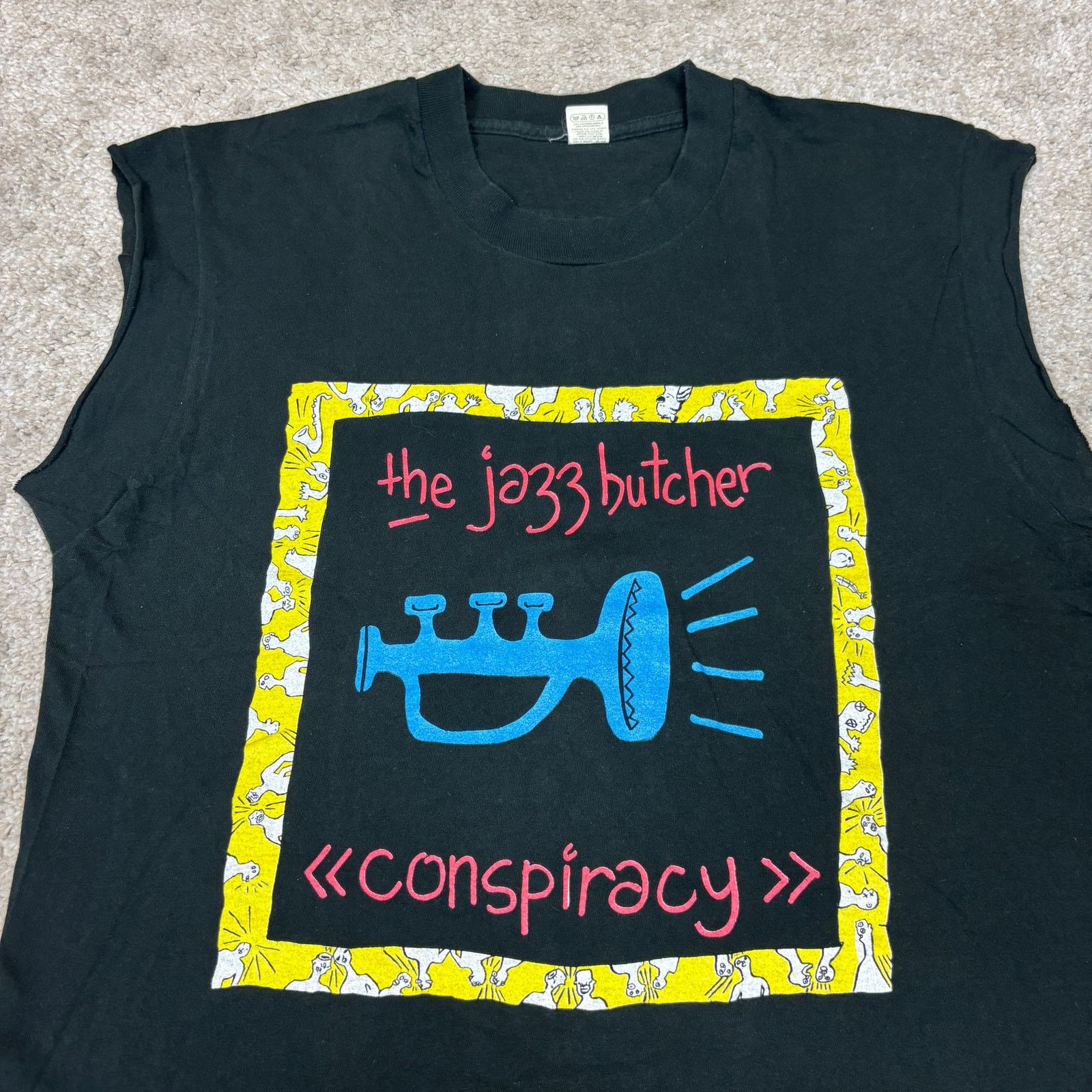 Vintage Vintage 80s The Jazz Butcher Conspiracy Tour Shirt XL Size XL / US 12-14 / IT 48-50 - 2 Thumbnail