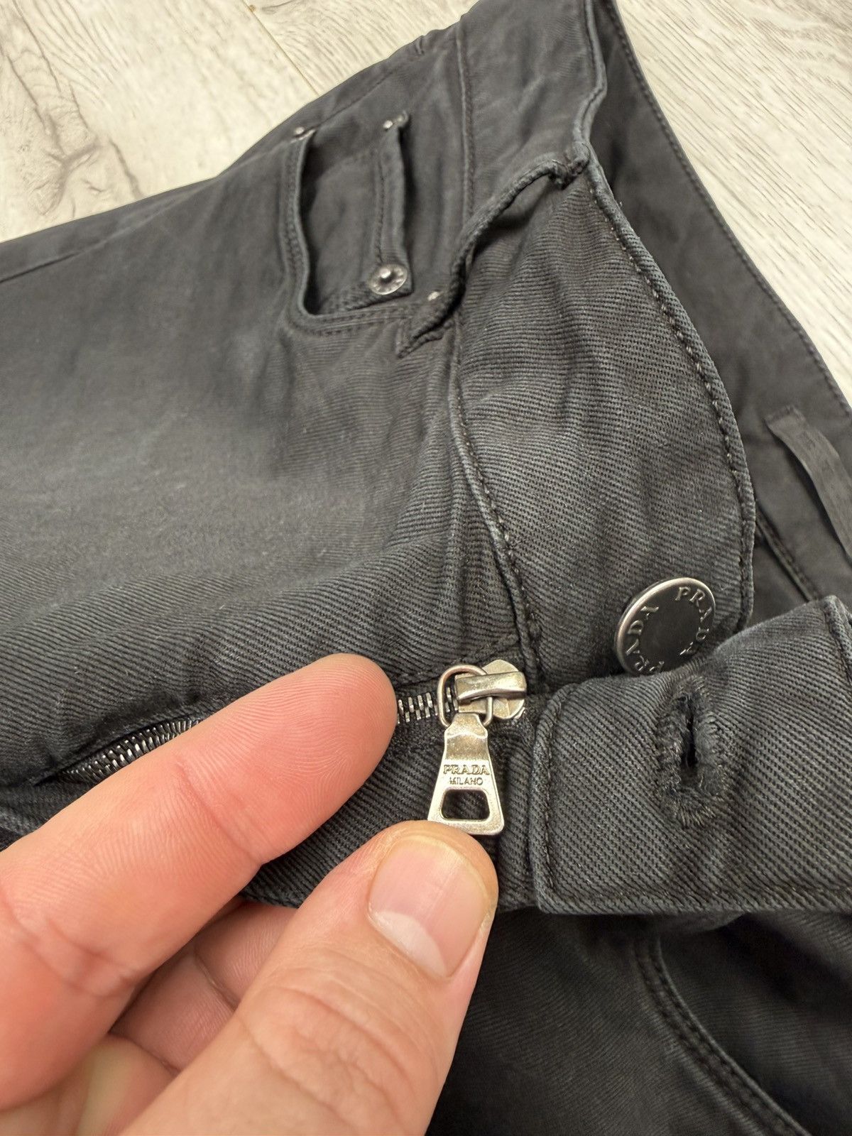 Prada Prada Milano Black Denim Pants Women’s Slim Jeans Size 27 Size 27" / US 4 / IT 40 - 12 Thumbnail