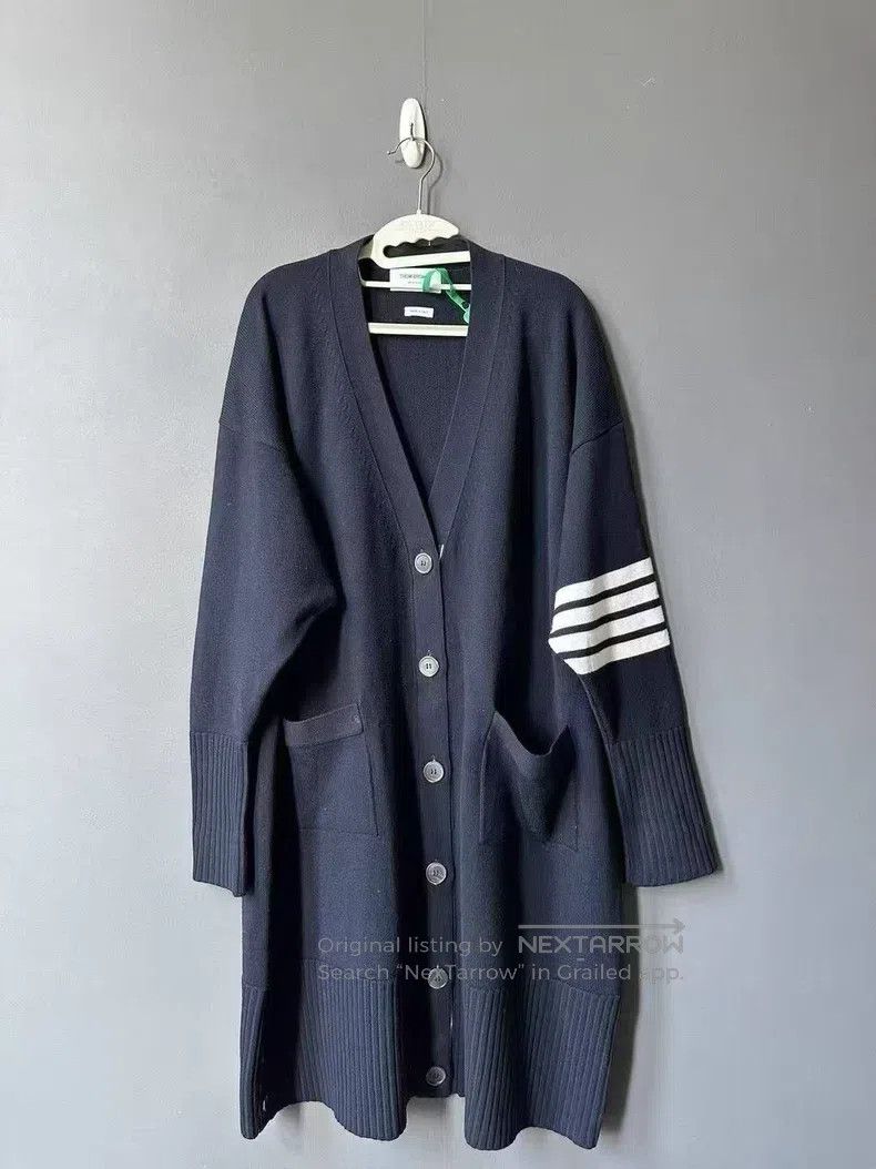 Thom Browne Thom Browne Long Wool Cardigan Size S / US 4 / IT 40 - 1 Thumbnail