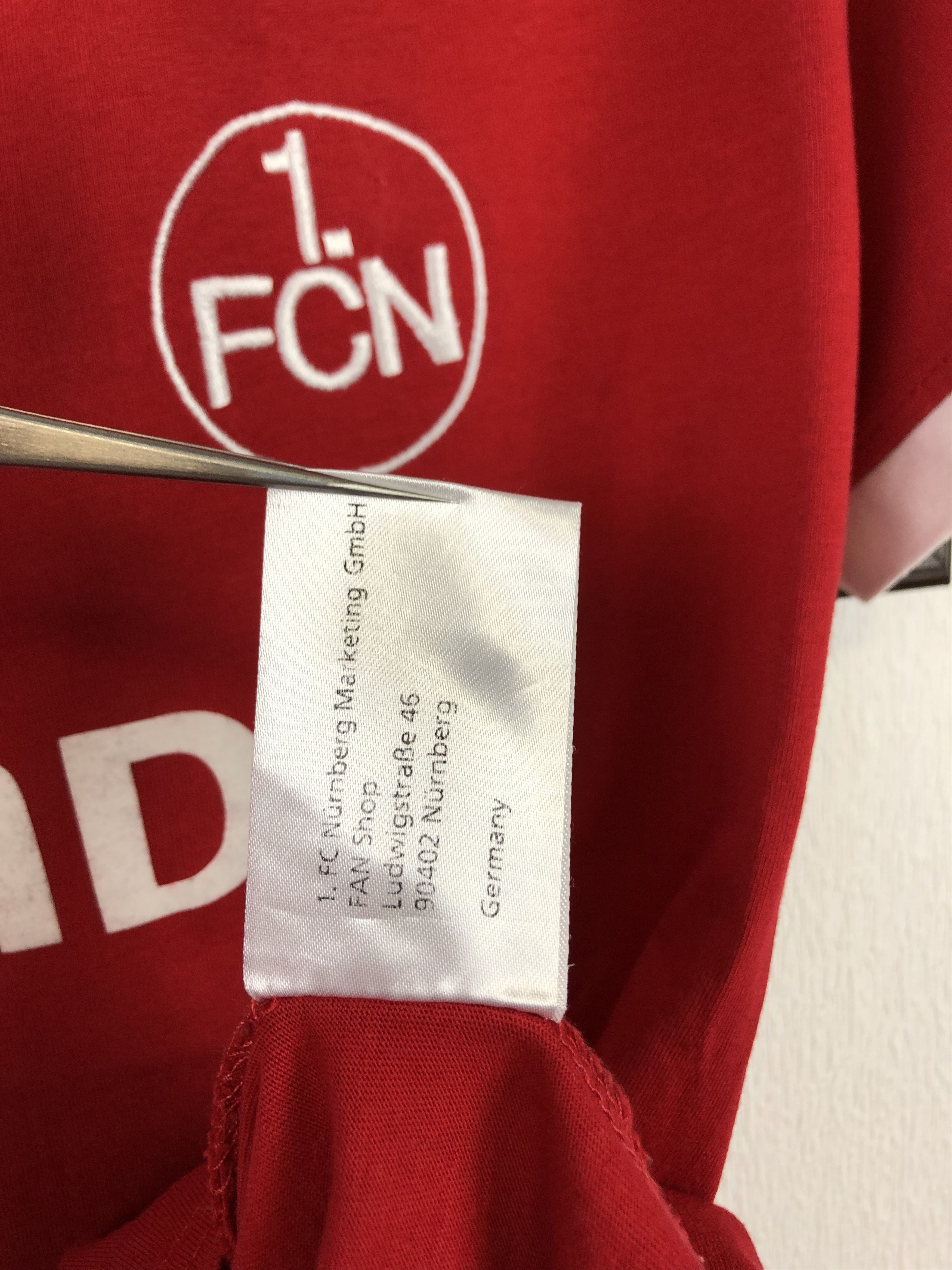 Vintage Nurnberg Home football shirt 1978 Retro Soccer Jersey Rare Size US S / EU 44-46 / 1 - 8 Thumbnail