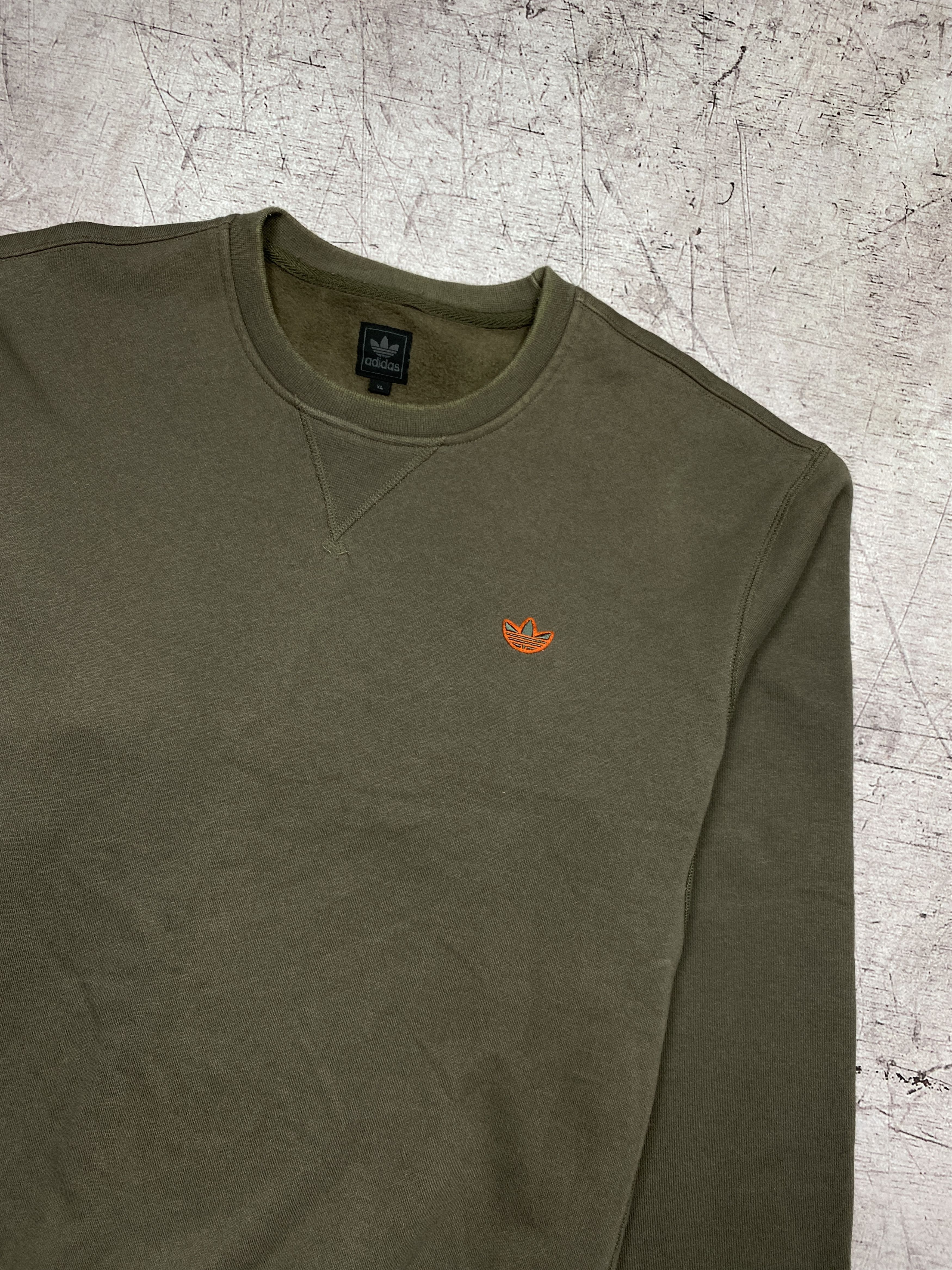 Adidas × Vintage Adidas Vintage Mens Crew Neck Sweatshirt Y2K Size US XL / EU 56 / 4 - 2 Thumbnail