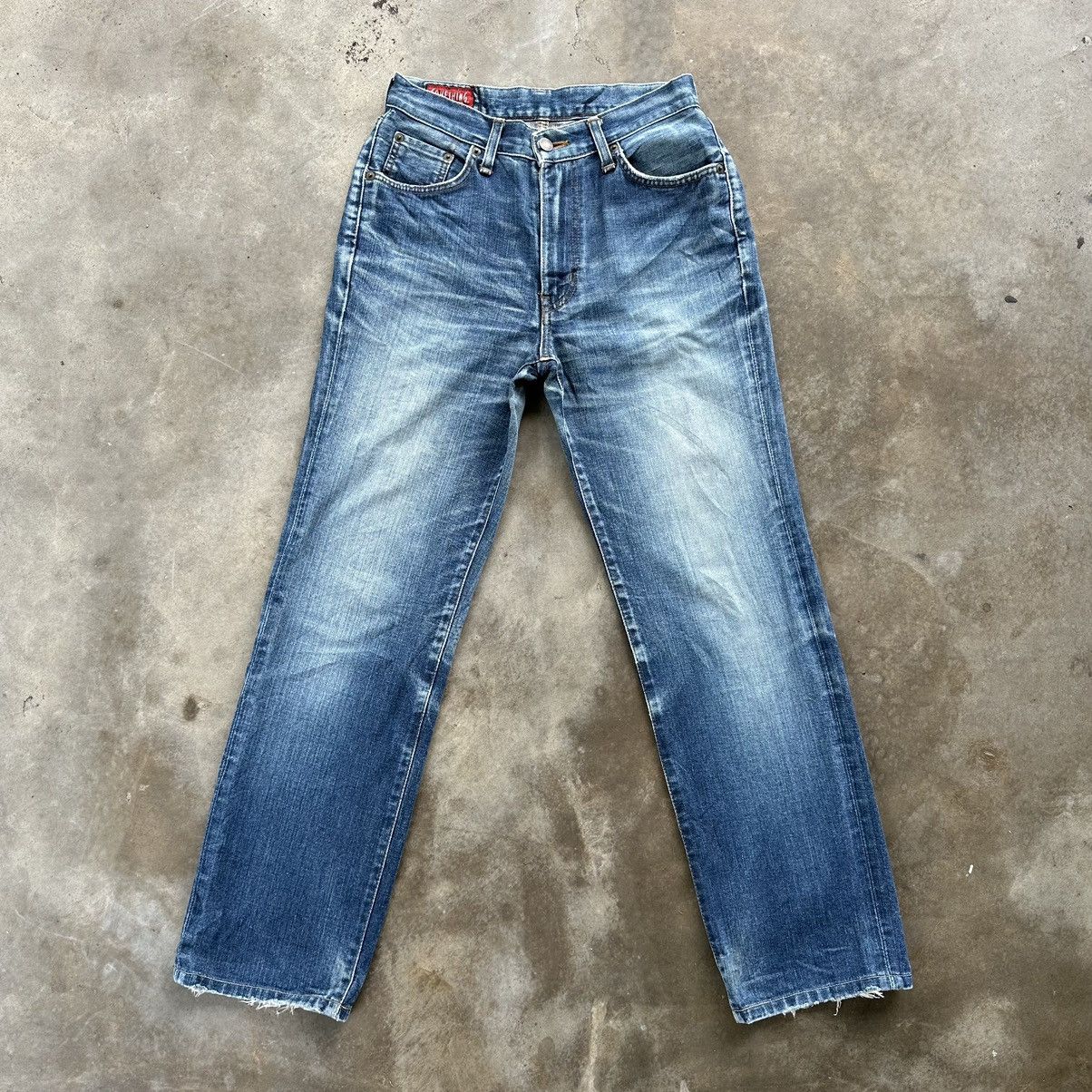 Edwin Vintage Edwin Something Faded Distressed Denim Jean Pant W27 Size US 27 - 1 Thumbnail