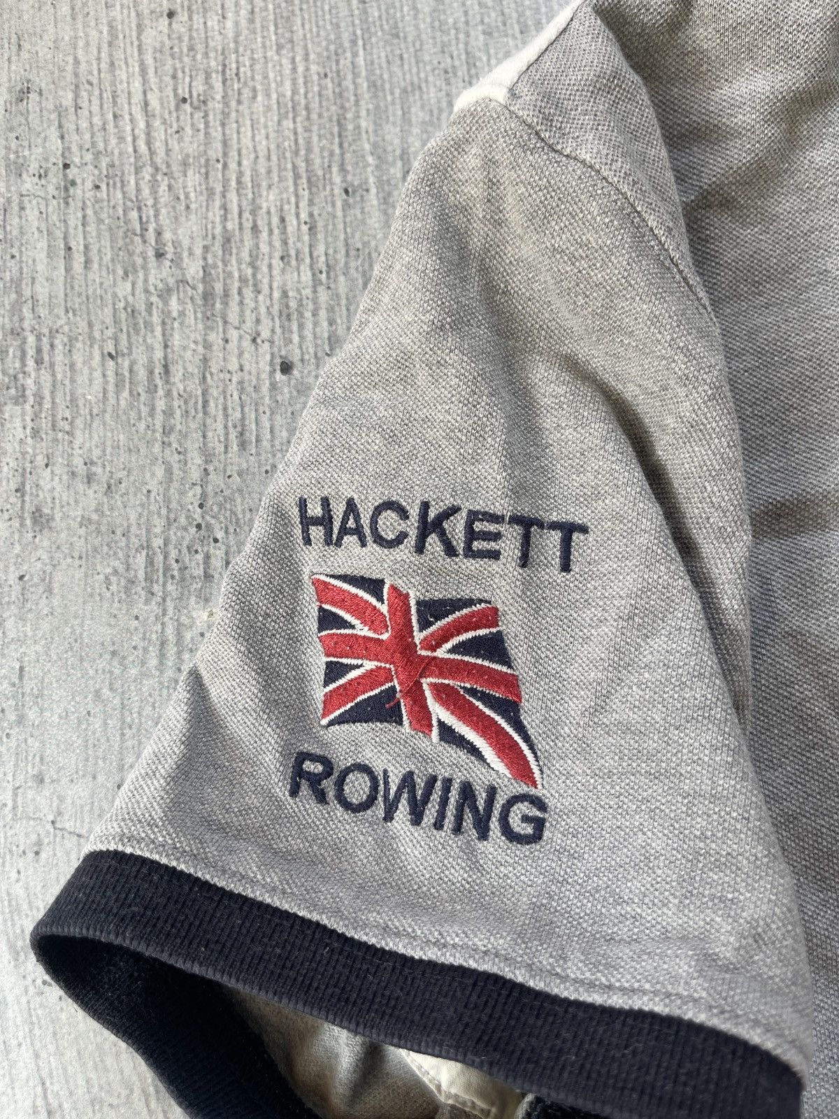 Hackett Hackett London Great Britain Big Logo Polo Shirt Size US XL / EU 56 / 4 - 4 Thumbnail