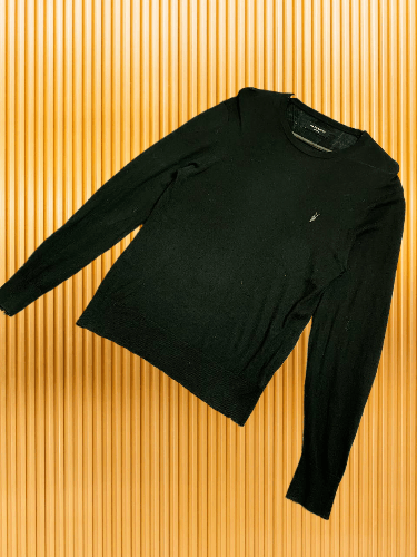 Allsaints Vintage Allsaints Knit Sweater Black Y2K M Size M / US 6-8 / IT 42-44 - 1 Thumbnail