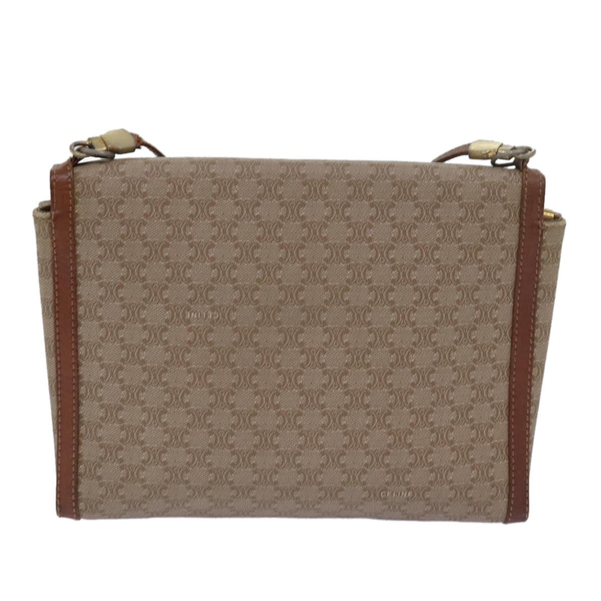 Celine CELINE Macadam Canvas Shoulder Bag Beige Size ONE SIZE - 2 Thumbnail