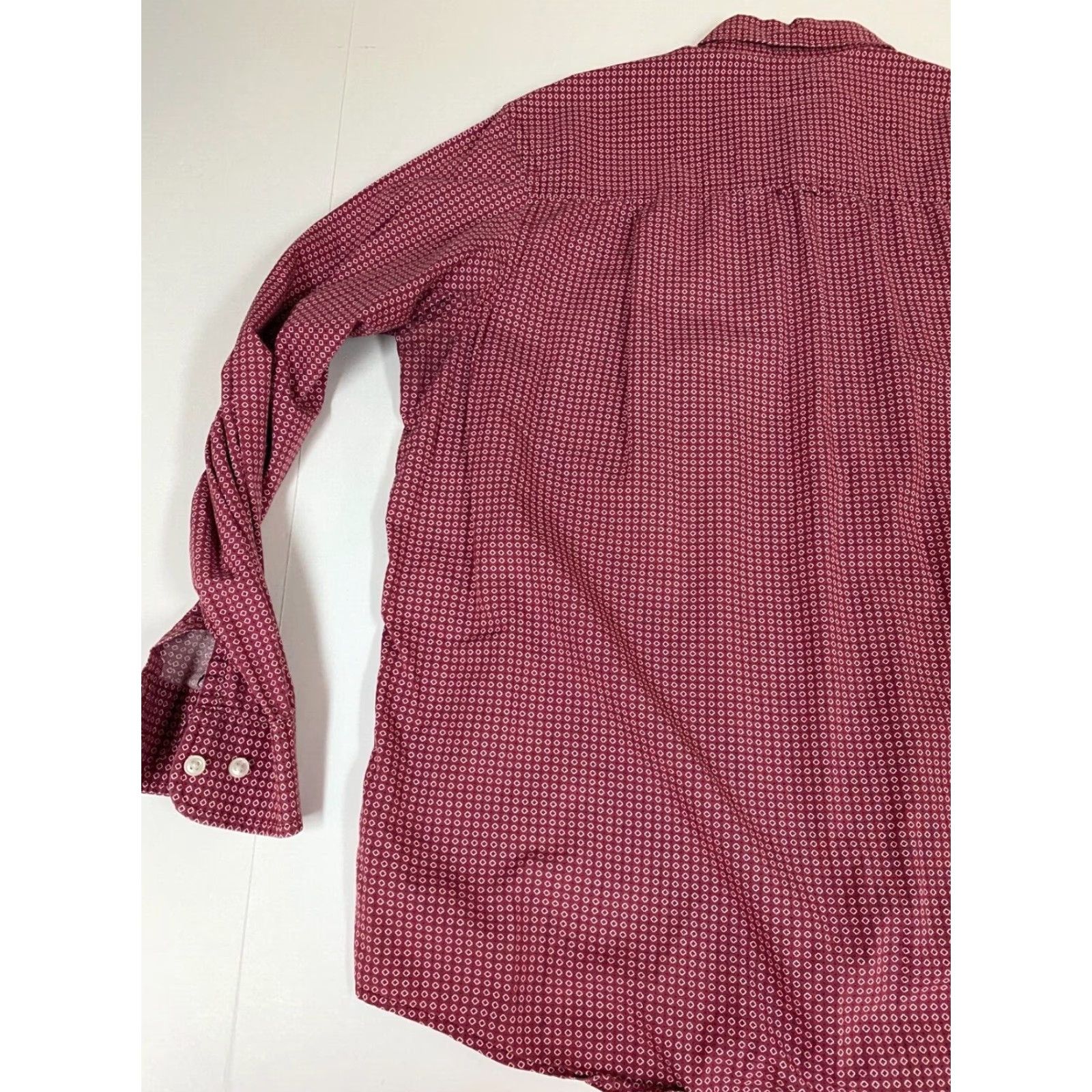 Club Room Club Room Mens Shirt Large Red Chest Pocket Dots Size US L / EU 52-54 / 3 - 7 Thumbnail