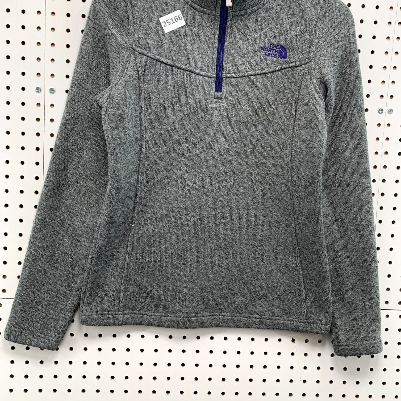The North Face The North Face 1/4 Zip Pullover Sweater Purple Logo Womens Small Size S / US 4 / IT 40 - 6 Thumbnail