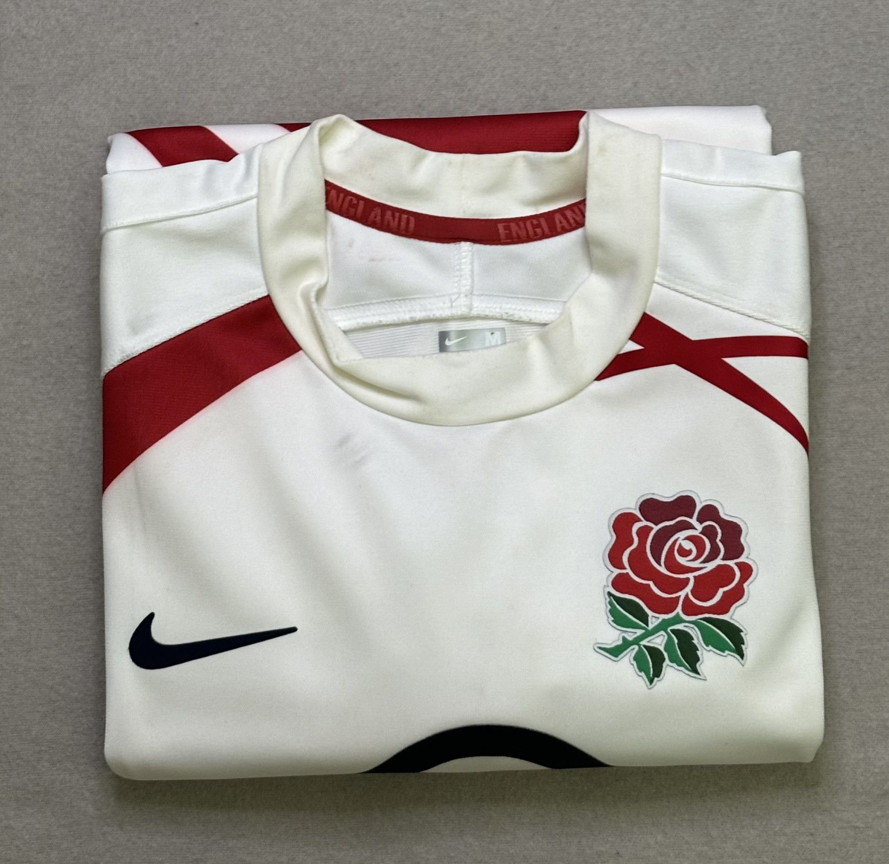 Nike England Rugby 2007/2008 Nike Jersey Size M Size US M / EU 48-50 / 2 - 20 Thumbnail