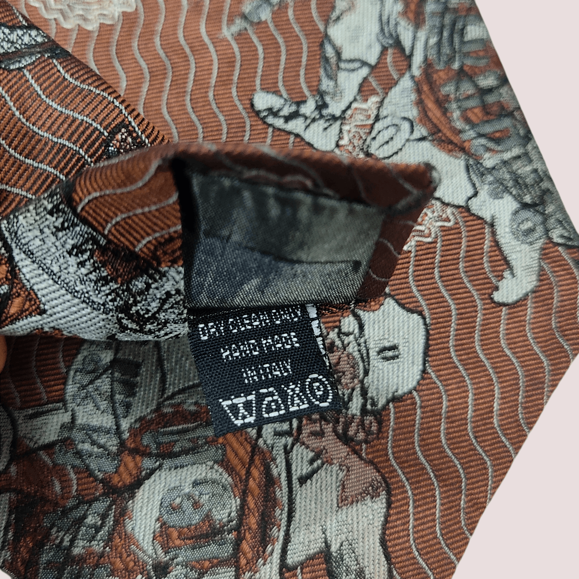 Jean Paul Gaultier JPG Jean Paul Gaultier AOP Cravatta Silk Tie Size ONE SIZE - 7 Thumbnail