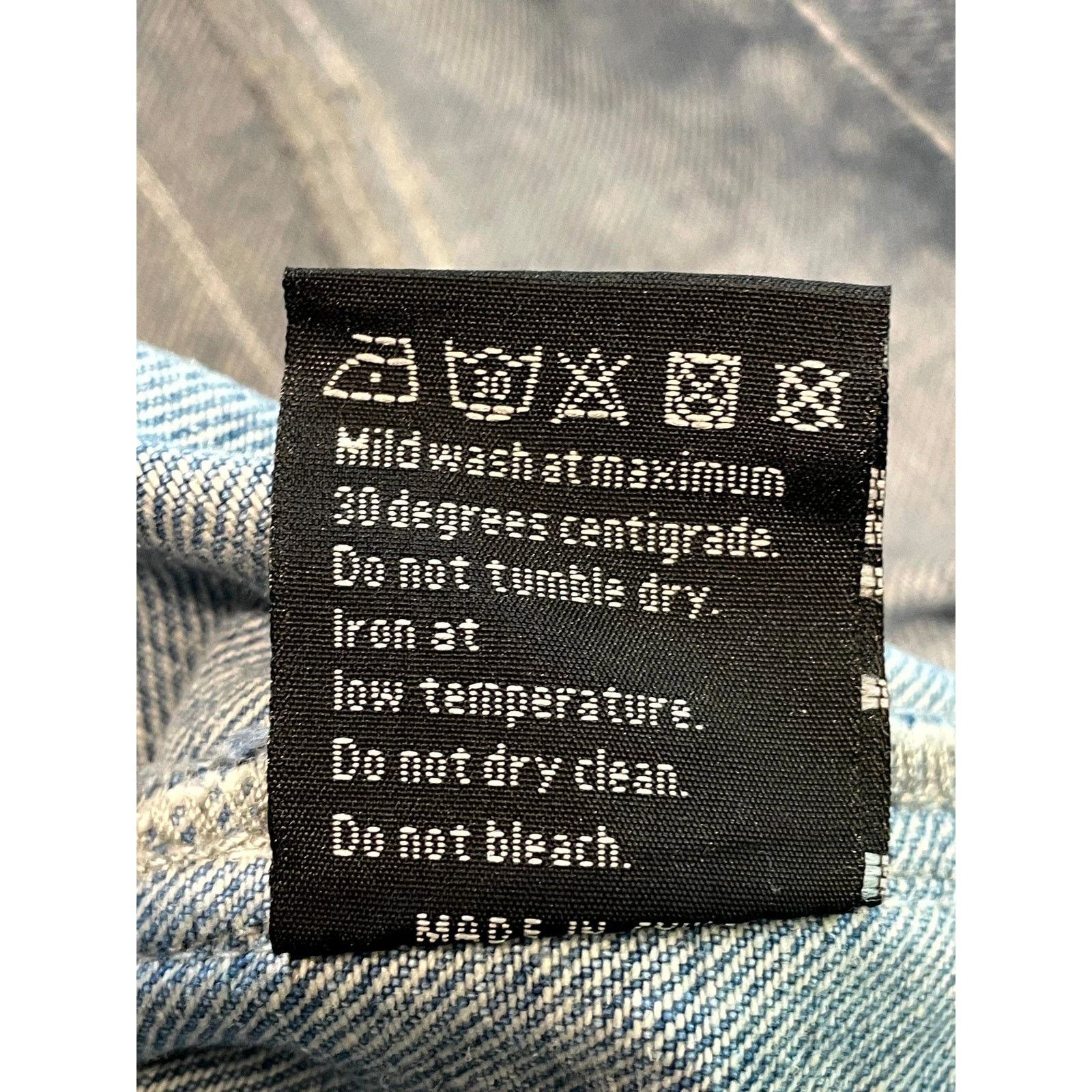Who Decides War WDW Moto Denim Ligth Wash Jeans Size US 30 / EU 46 - 6 Thumbnail