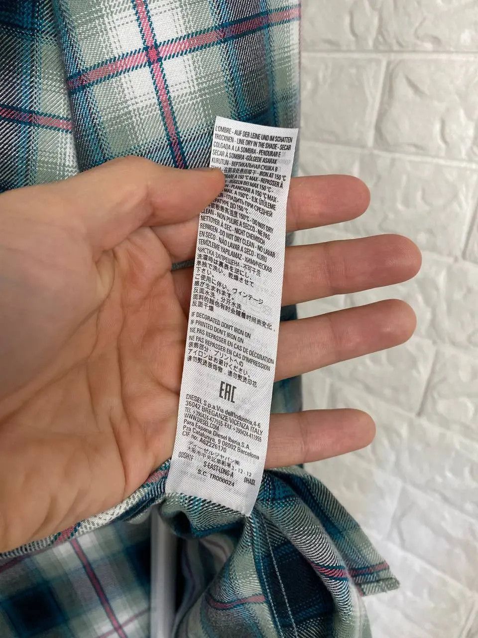 Diesel Vintage Diesel Snap Button Western Shirt Plaid Long Sleeve Size US M / EU 48-50 / 2 - 9 Thumbnail
