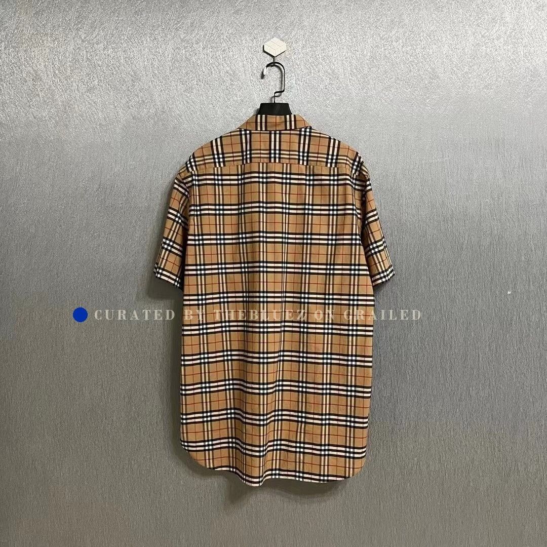 Burberry Burberry White Button Oversize Short-Sleeve Shirt Size US L / EU 52-54 / 3 - 2 Thumbnail