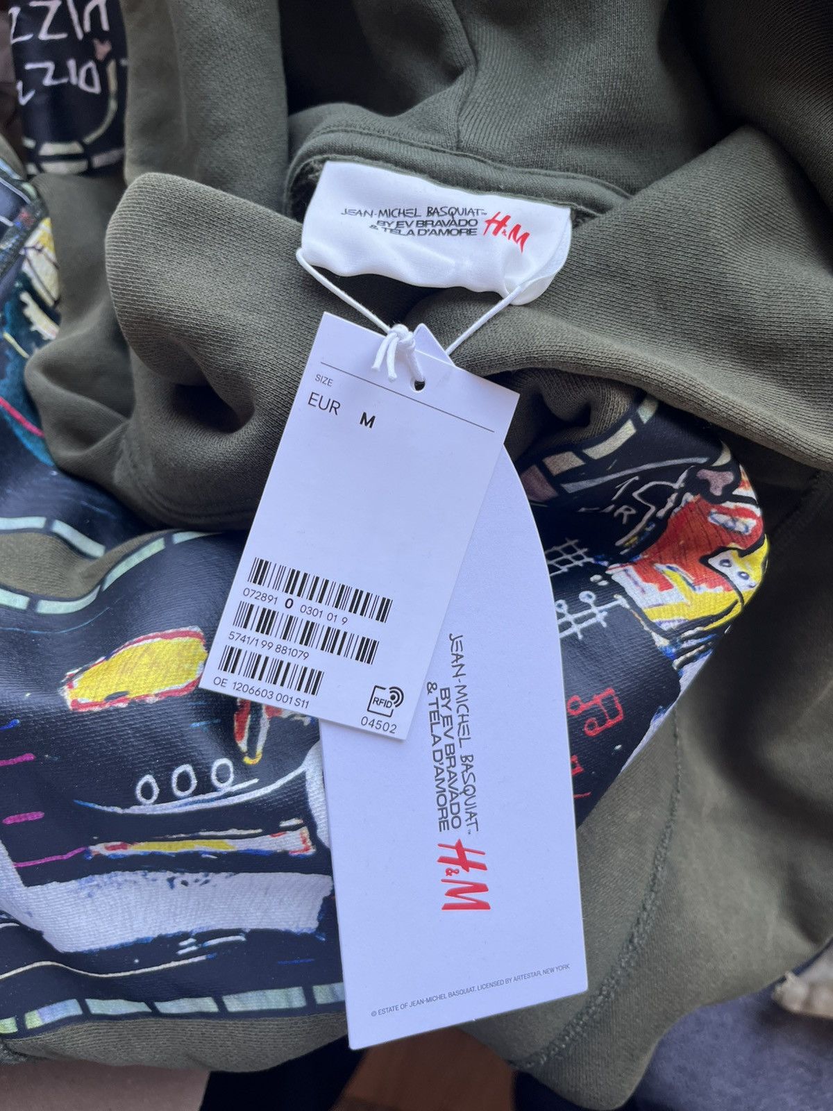 Ev Bravado × Jean-Michel Basquiat × Vintage Jean-Michel Basquiat x Who Decides War Hoodie Size US M / EU 48-50 / 2 - 4 Thumbnail