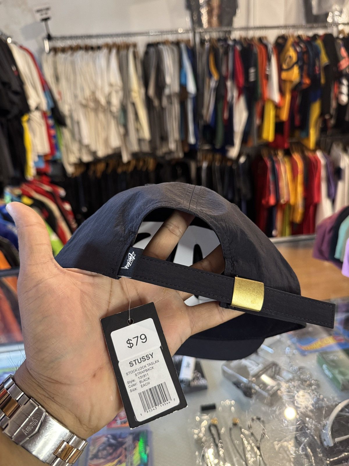 Stussy STUSSY STOCK LOCK TASLAN STRAPBACK Size ONE SIZE - 5 Thumbnail