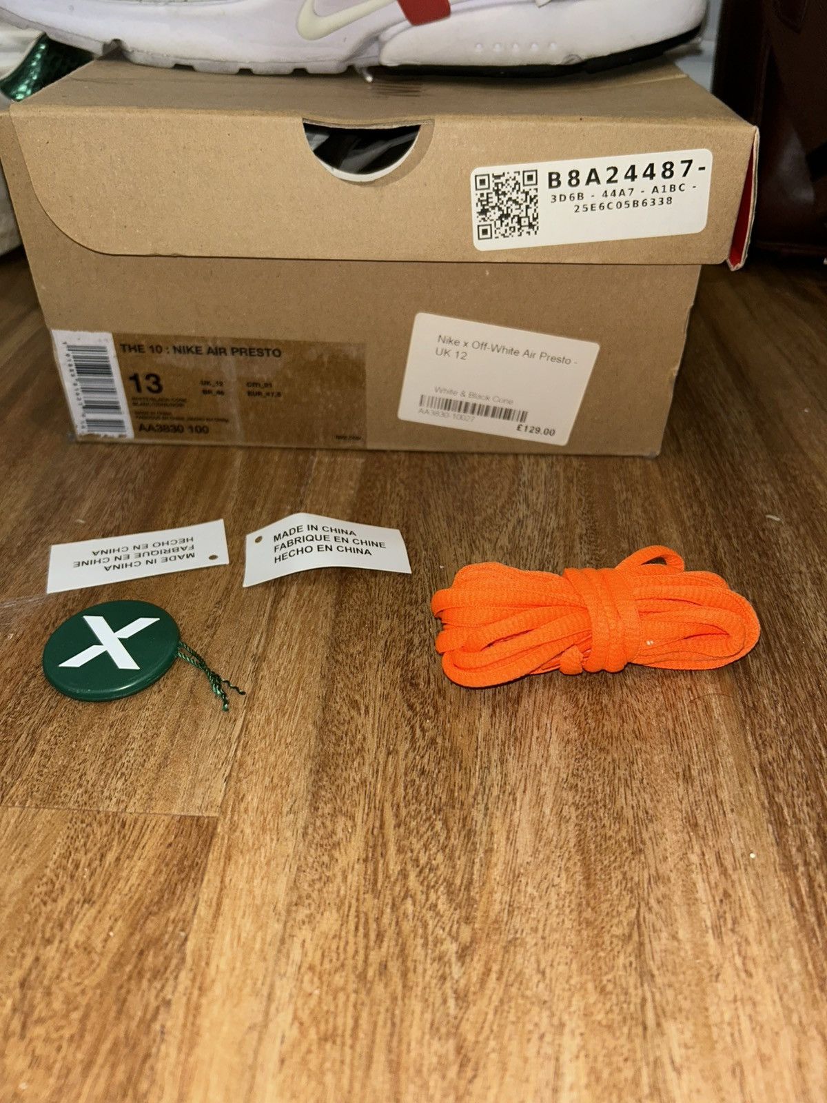 Nike Nike Air Presto Off-White (2018) Size US 13 / EU 46 - 9 Thumbnail