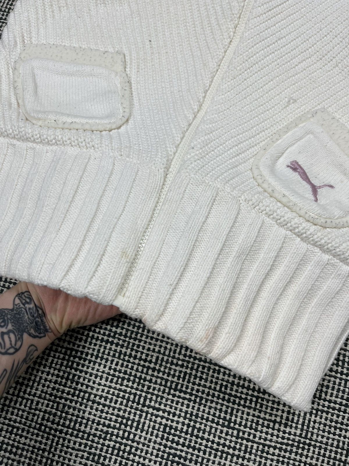 Puma × Vintage Puma y2k sweater vest Sherpa fleece vintage zip up Size S / US 4 / IT 40 - 7 Thumbnail